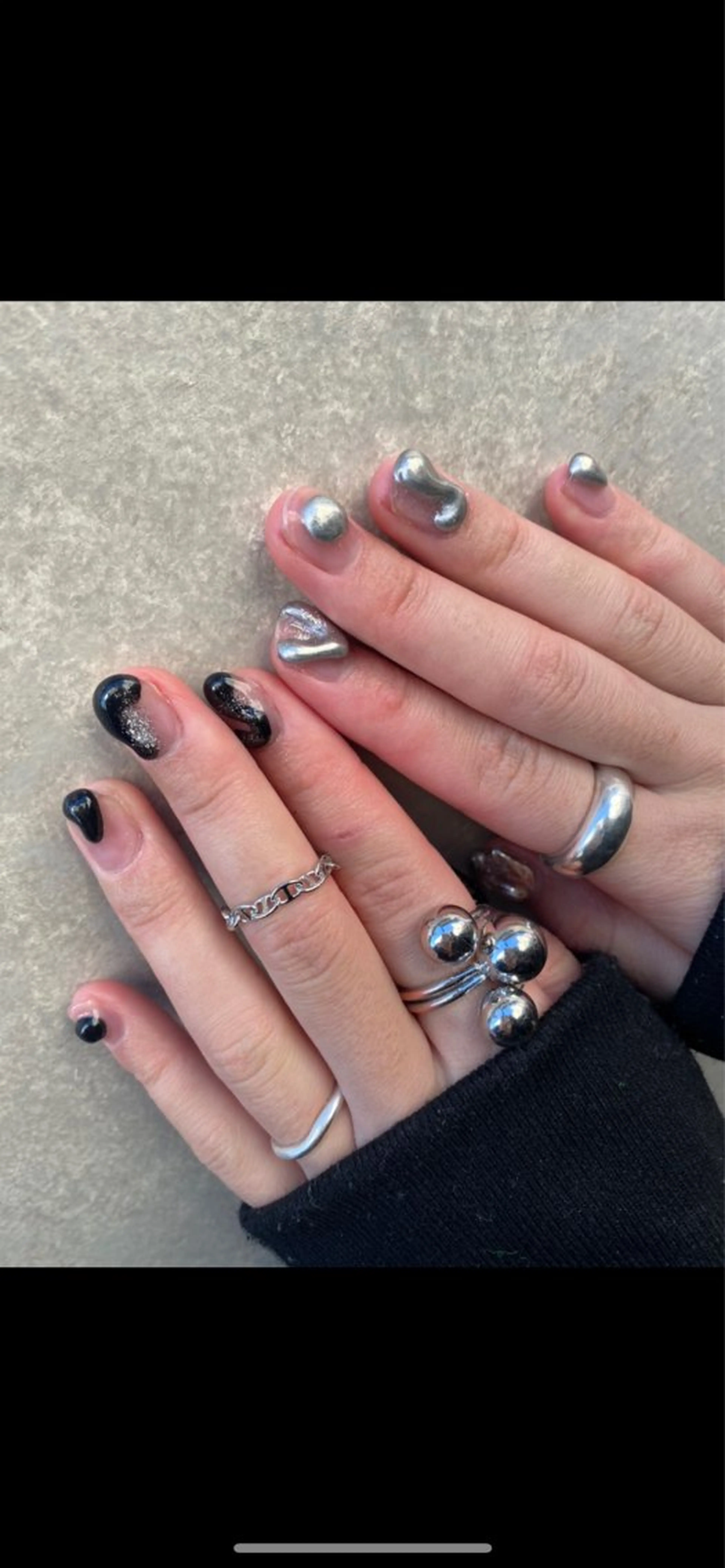 ネイル ハンドネイル 🌟暖色系ハイトーン 🌟AIのヘアスタイル