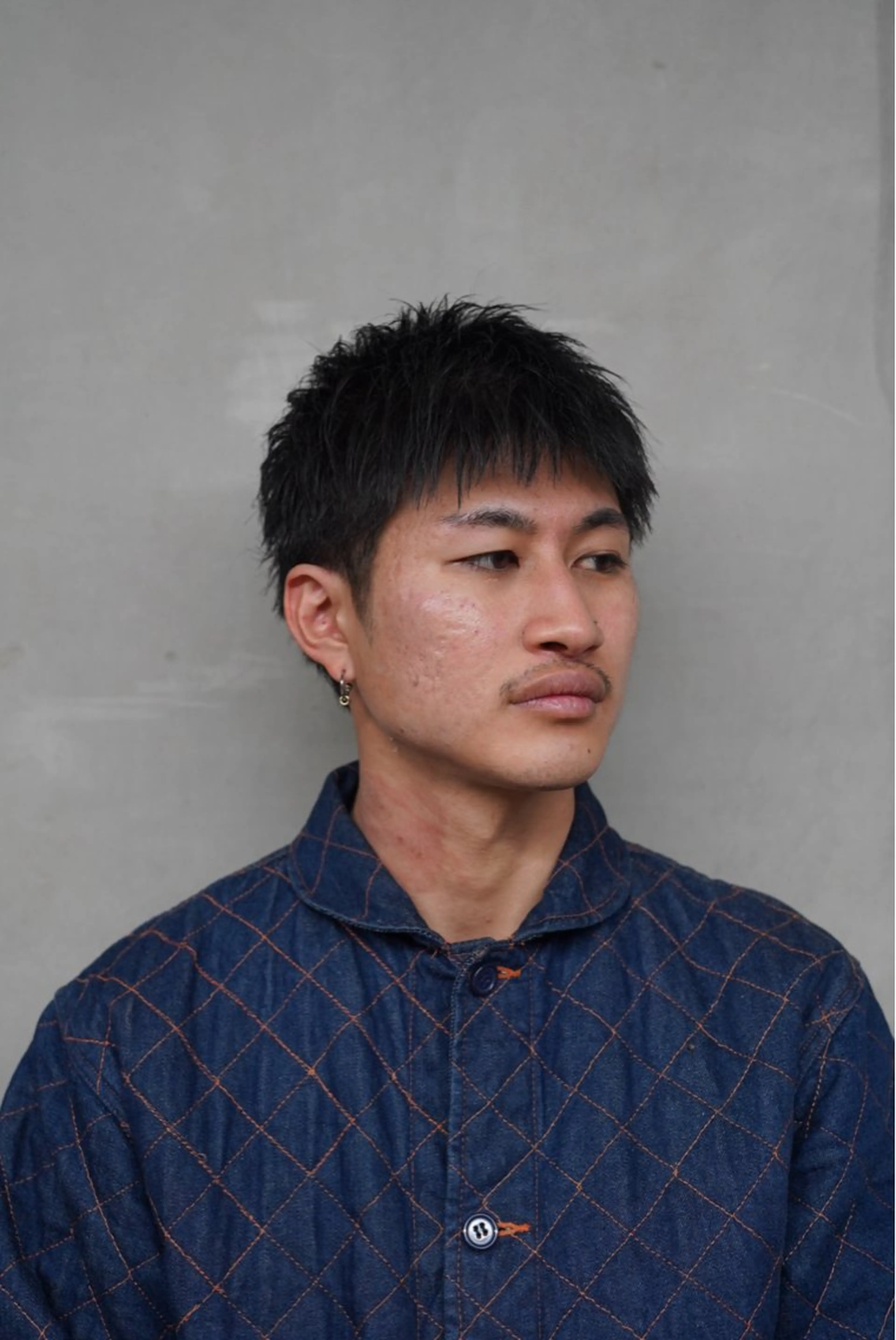 メンズ スパイキーショート カット ヘアセット brunt jet所属・関 晃哉のヘアスタイル