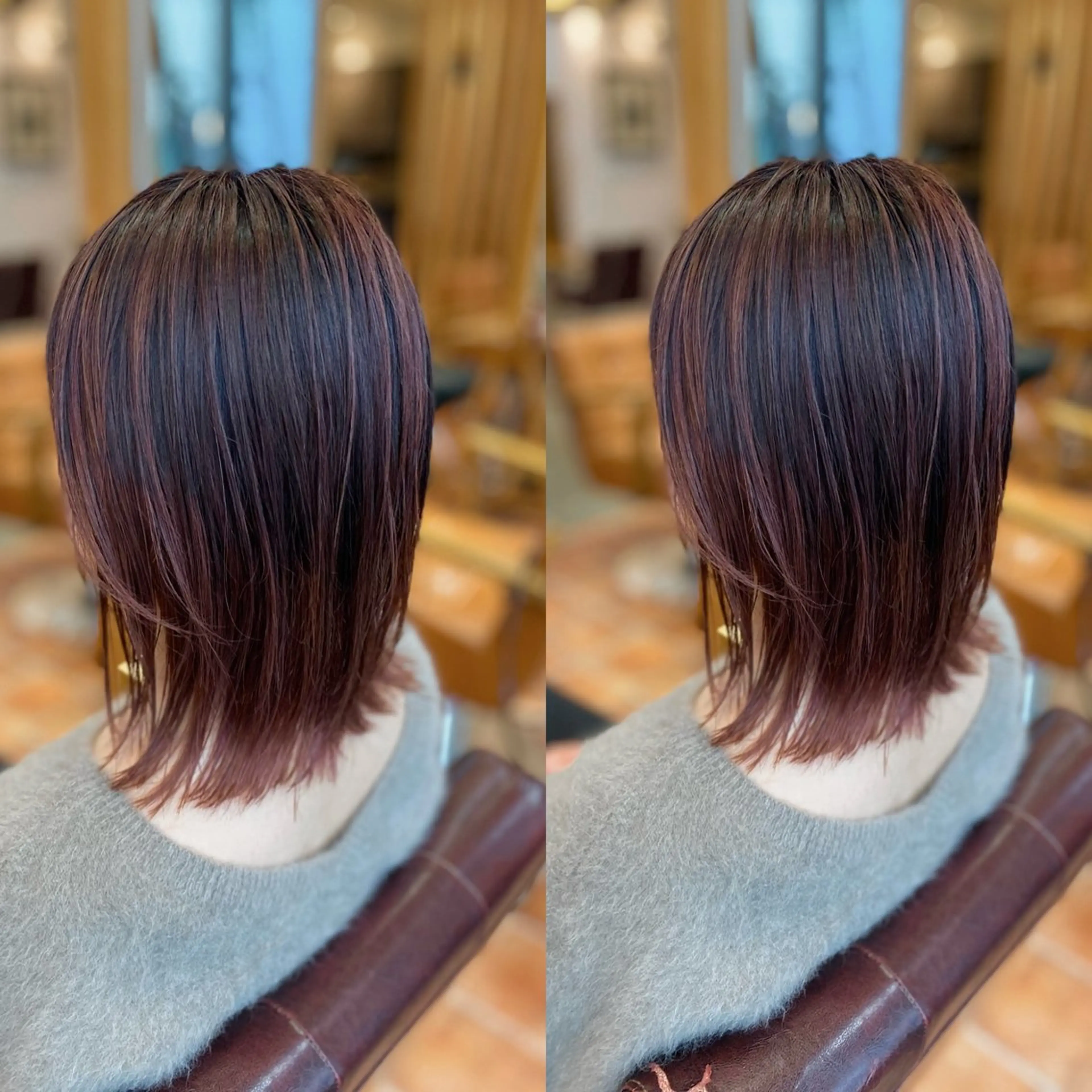 ミディアム カラー カット ヘアカラー 木村丈晴✂️ご来店 お待ちしてます😊のヘアスタイル