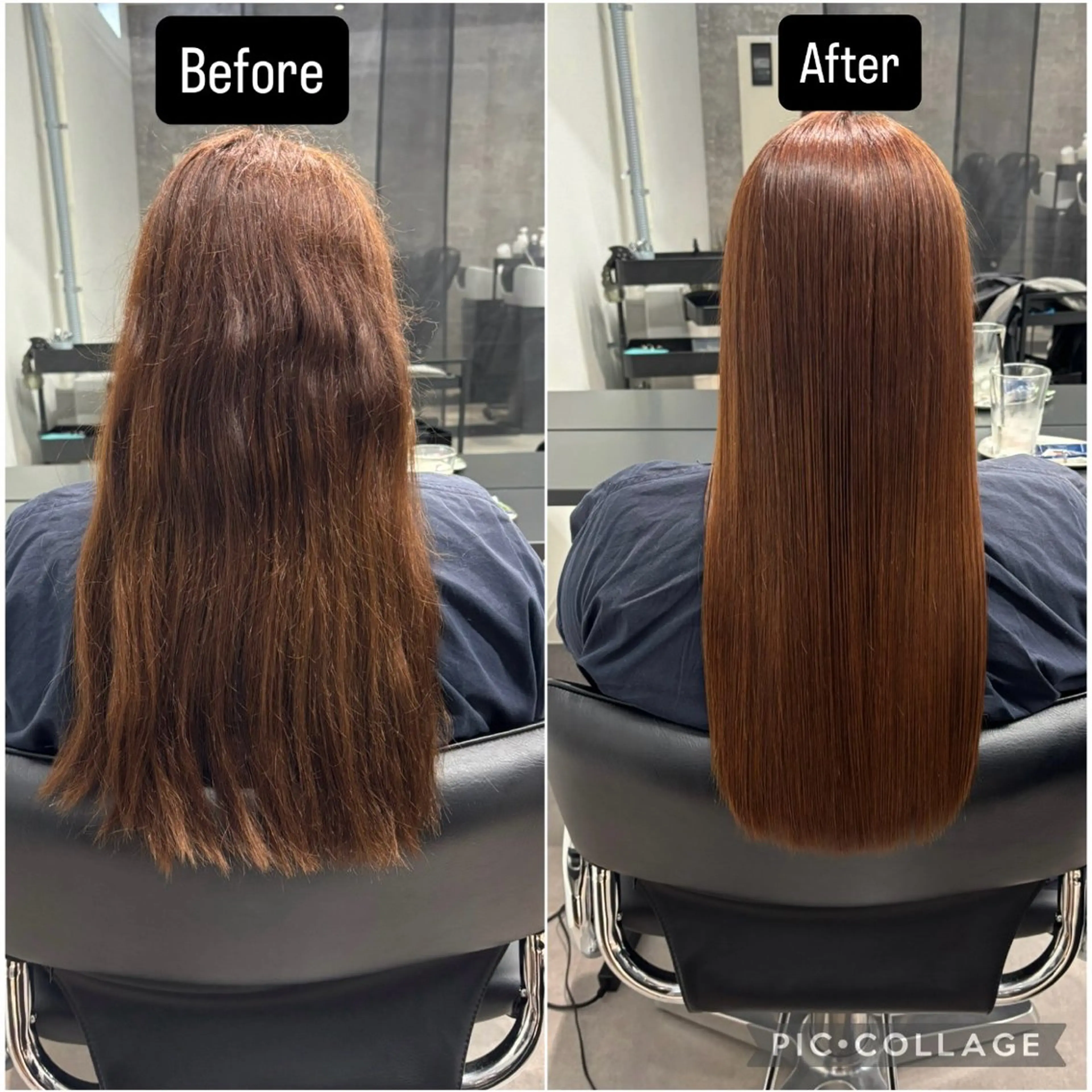 ロング 縮毛矯正 トリートメント ユカ🩵髪質改善 🩵完全マンツーマンのヘアスタイル