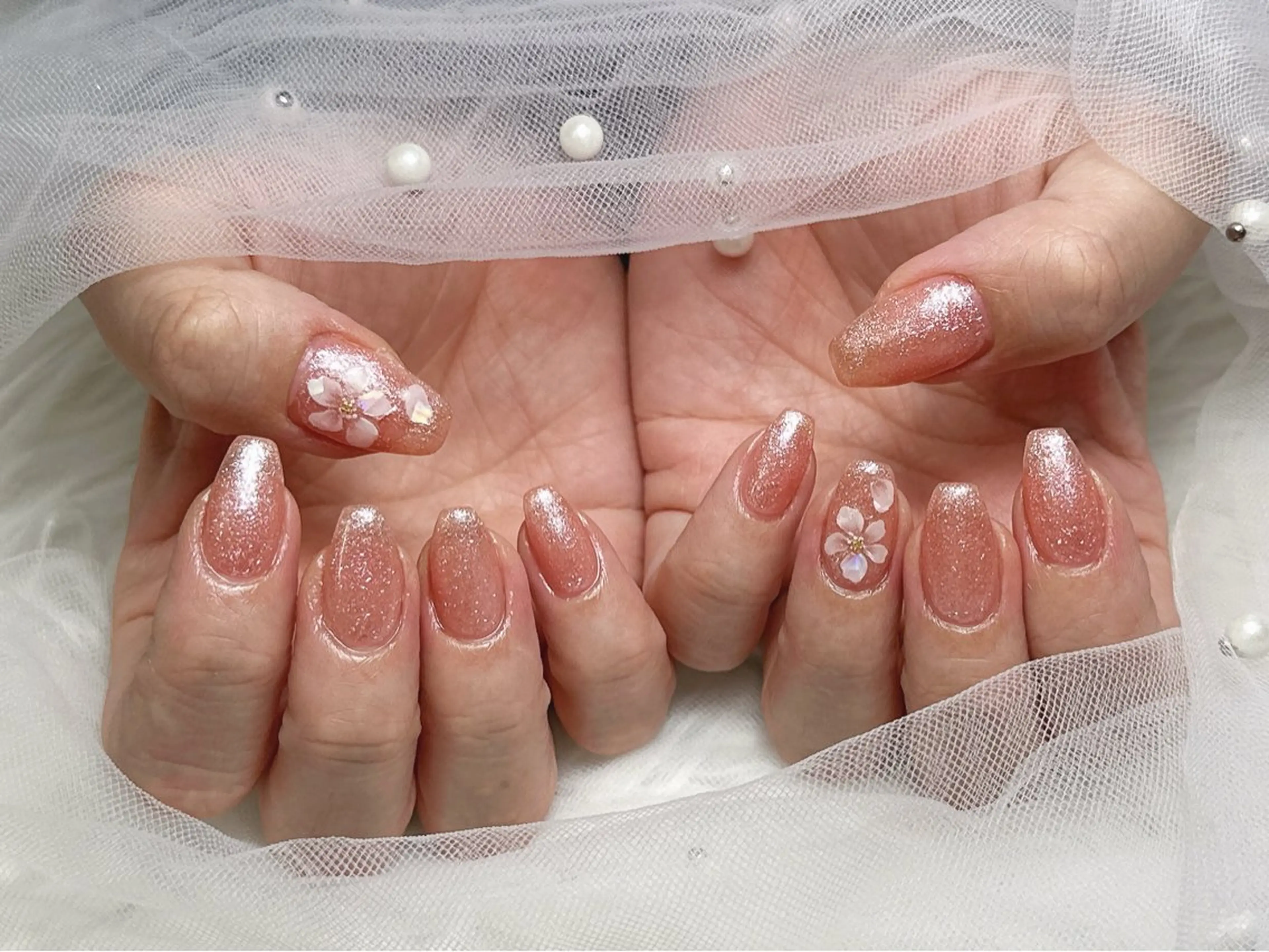 ネイル ハンドネイル 【Eclat ｴｸﾗ】nail＆beauty所属・Eclat〔ｴｸﾗ〕 MOEKA𝜗𝜚*のネイルデザイン