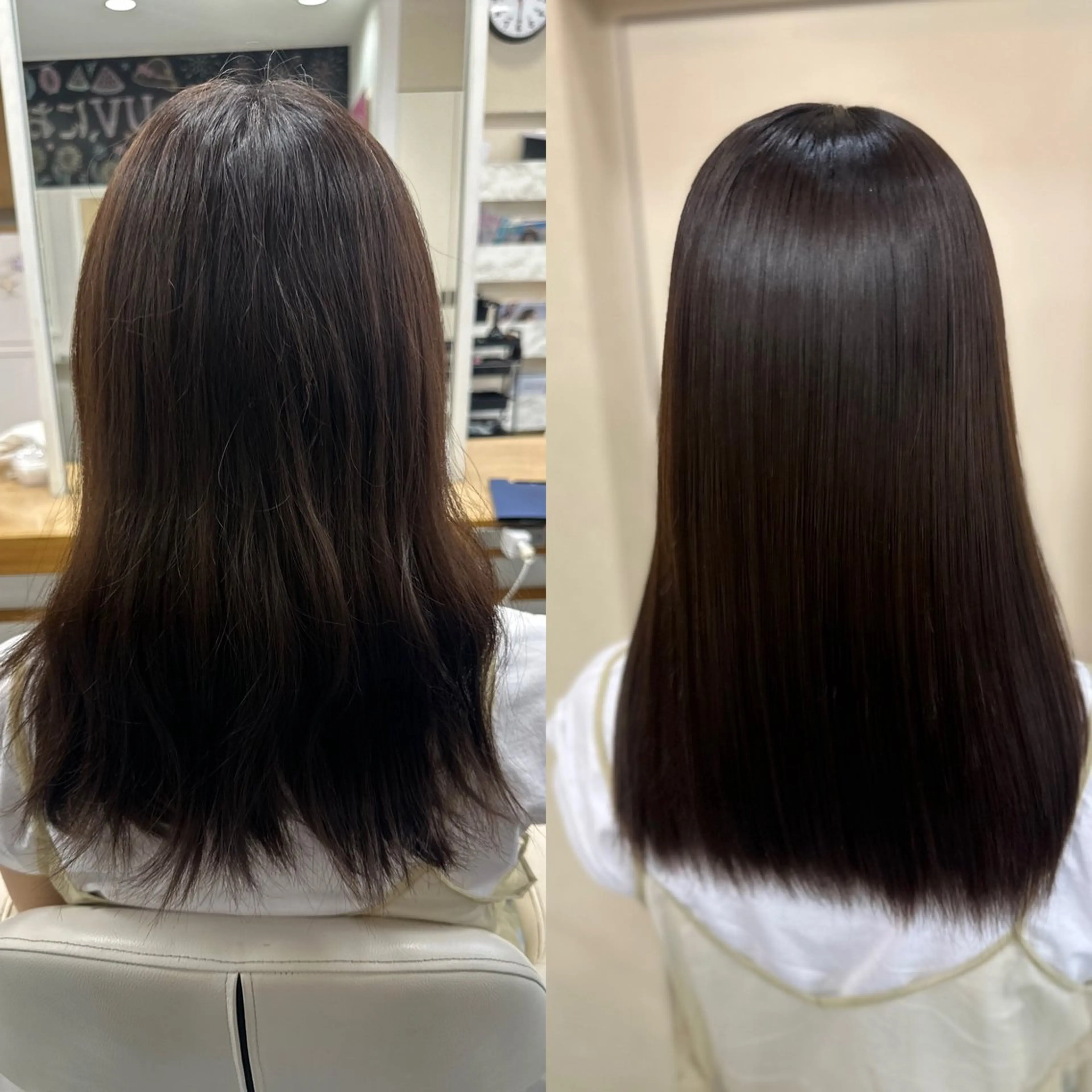 ロング パーマ ストレートパーマ 縮毛矯正 髪質改善/縮毛矯正 /ブリーチ矯正/岡部のヘアスタイル