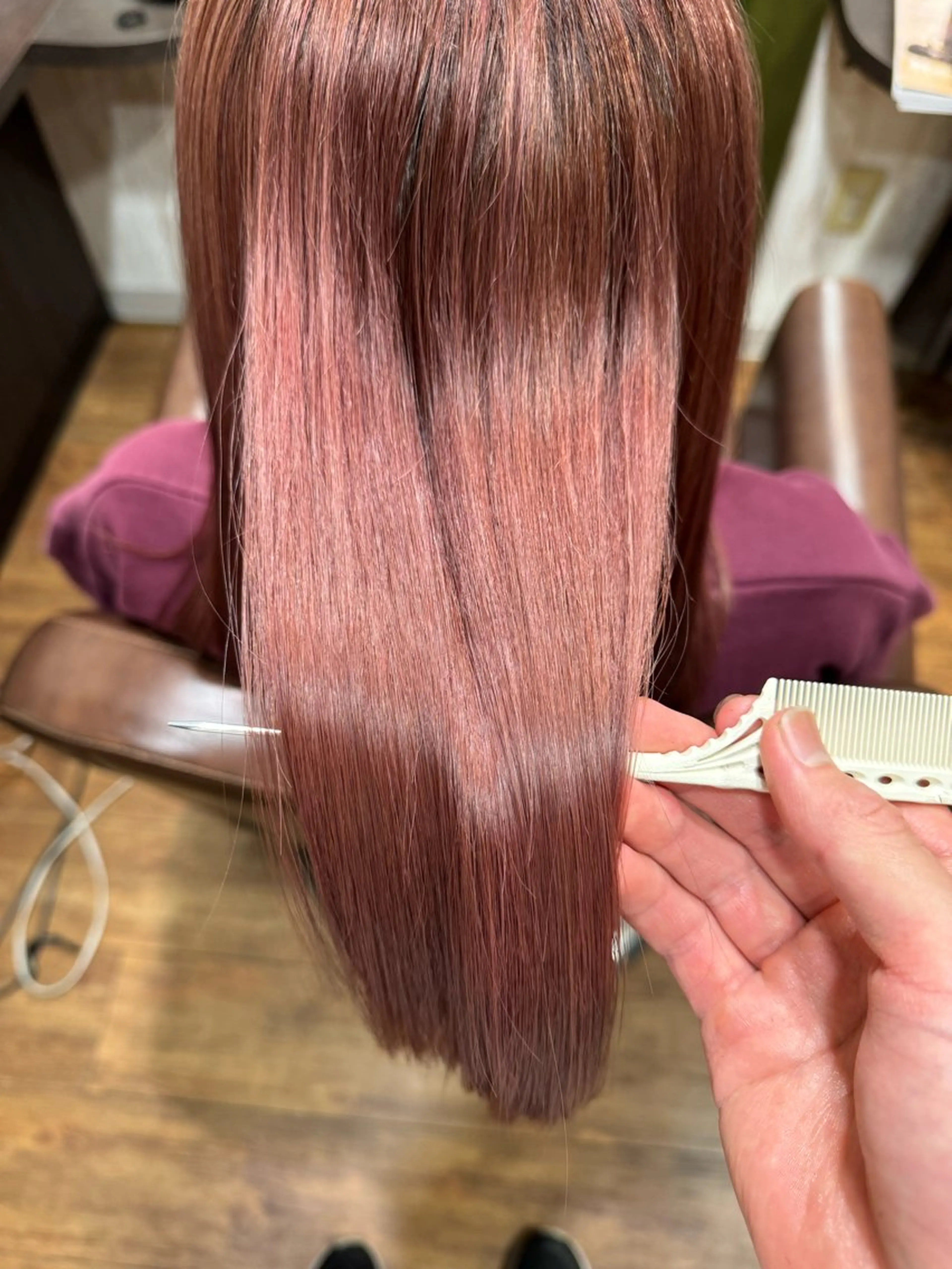 カット+カラー+髪質改善トリートメントの写真