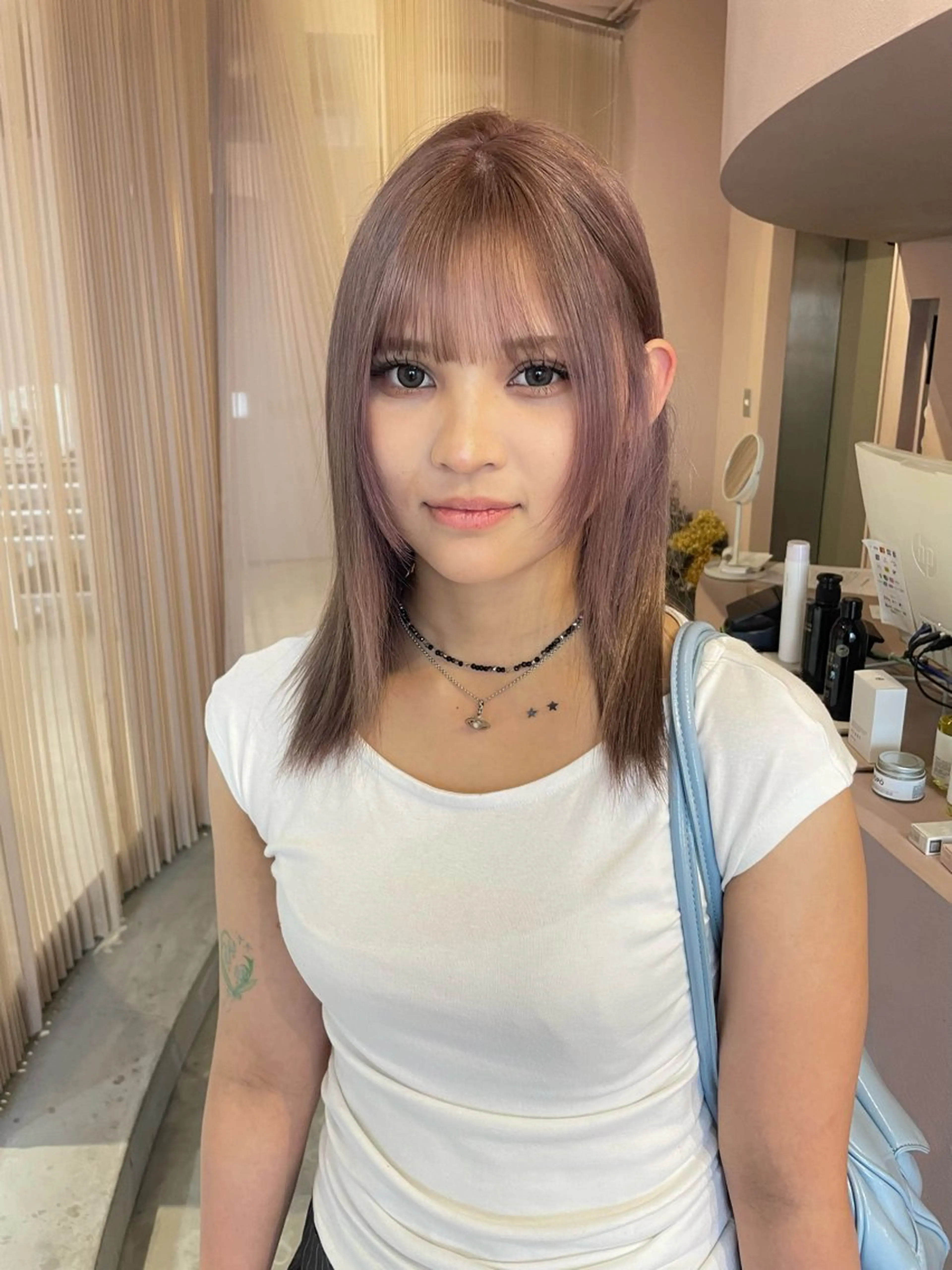 ミディアム lodge art所属・lodge art /ユウナのヘアスタイル