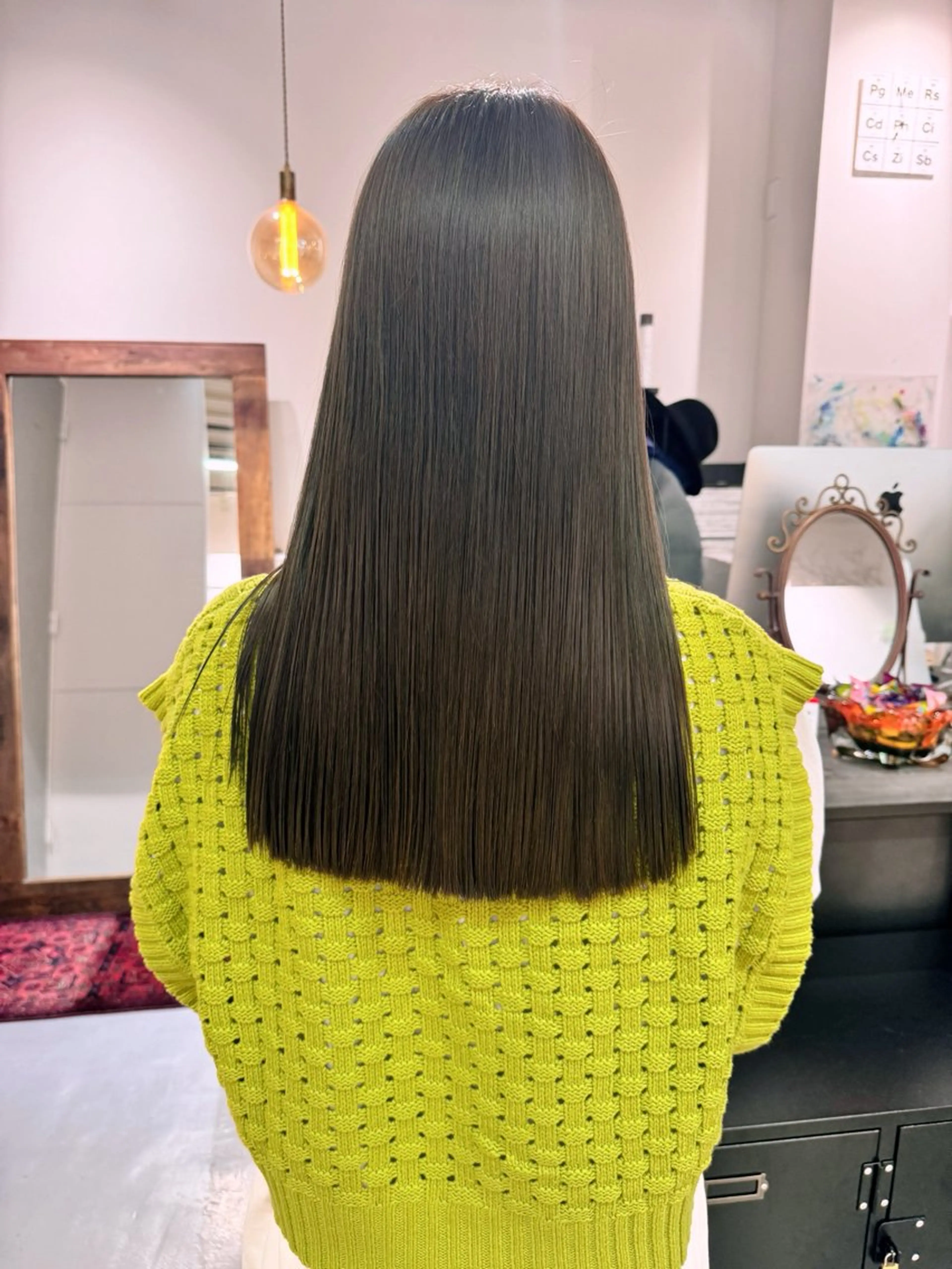 ロング パーマ 縮毛矯正 ooit所属・ooitヨシダ ミナミのヘアスタイル