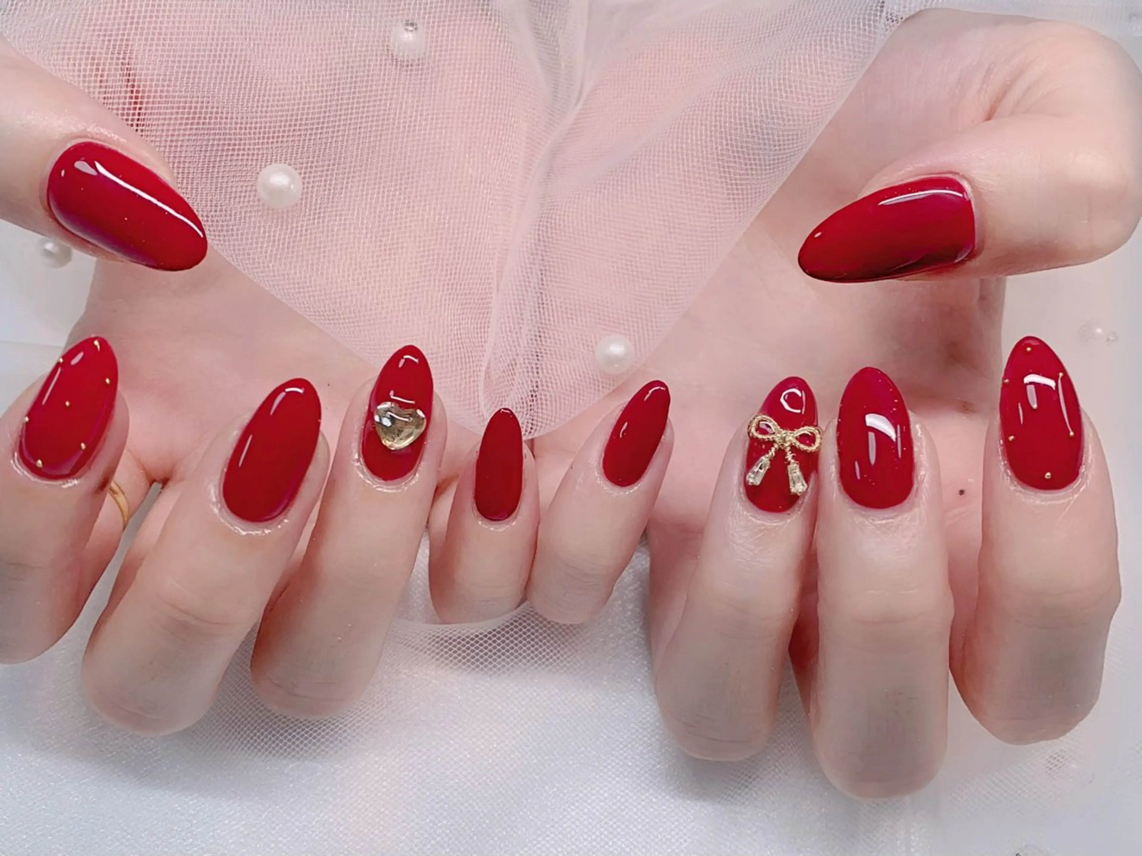 カラー ハンドネイル ETERNA Nail 銀座店【パラジェル/フィルイン/チップ長さだし/マグネット/ニュアンス】所属・ア カリのネイルデザイン