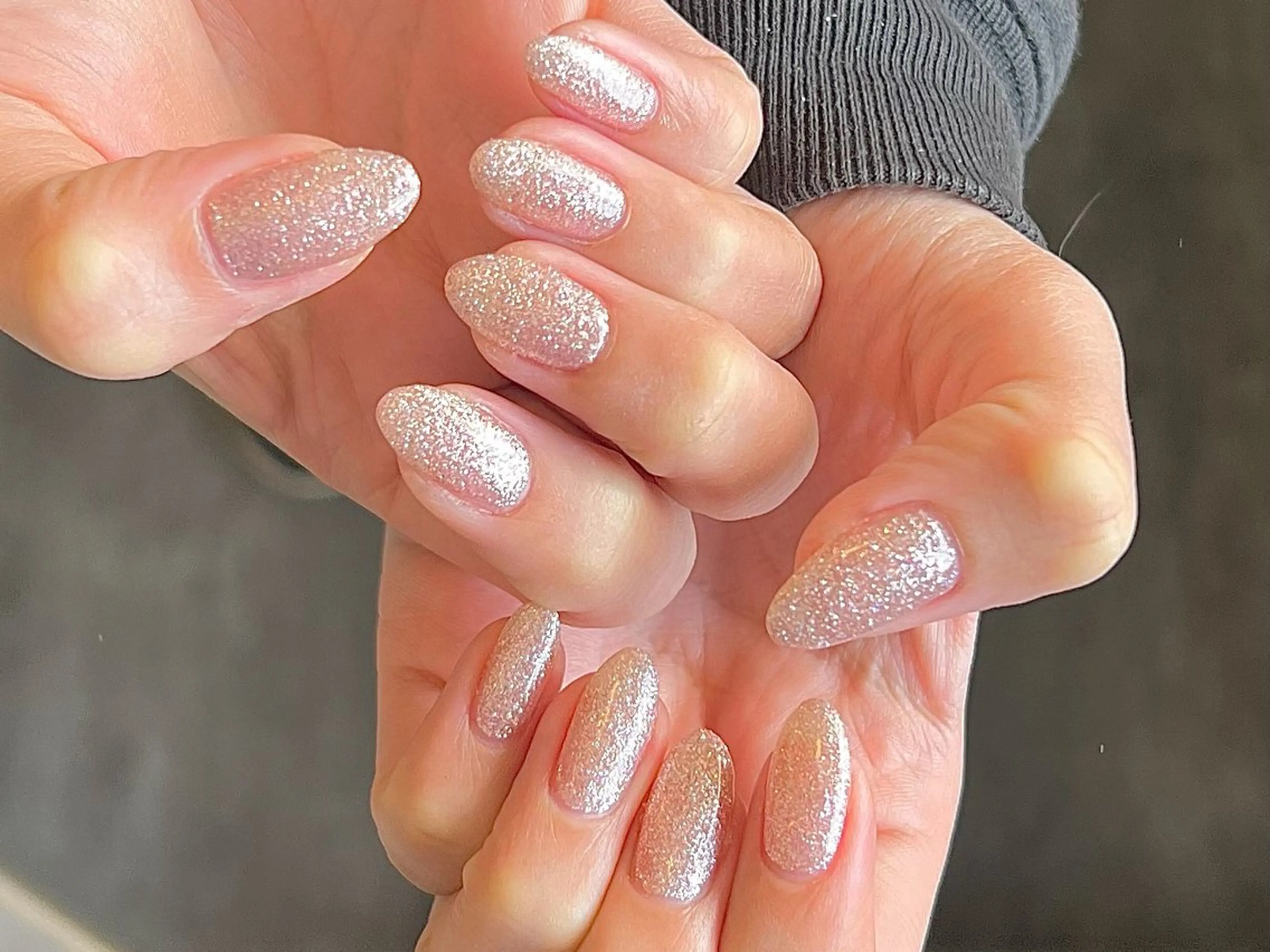 ネイル ラメ(グリッター) ハンドネイル 🫧💜 Yoshizawaのネイルデザイン