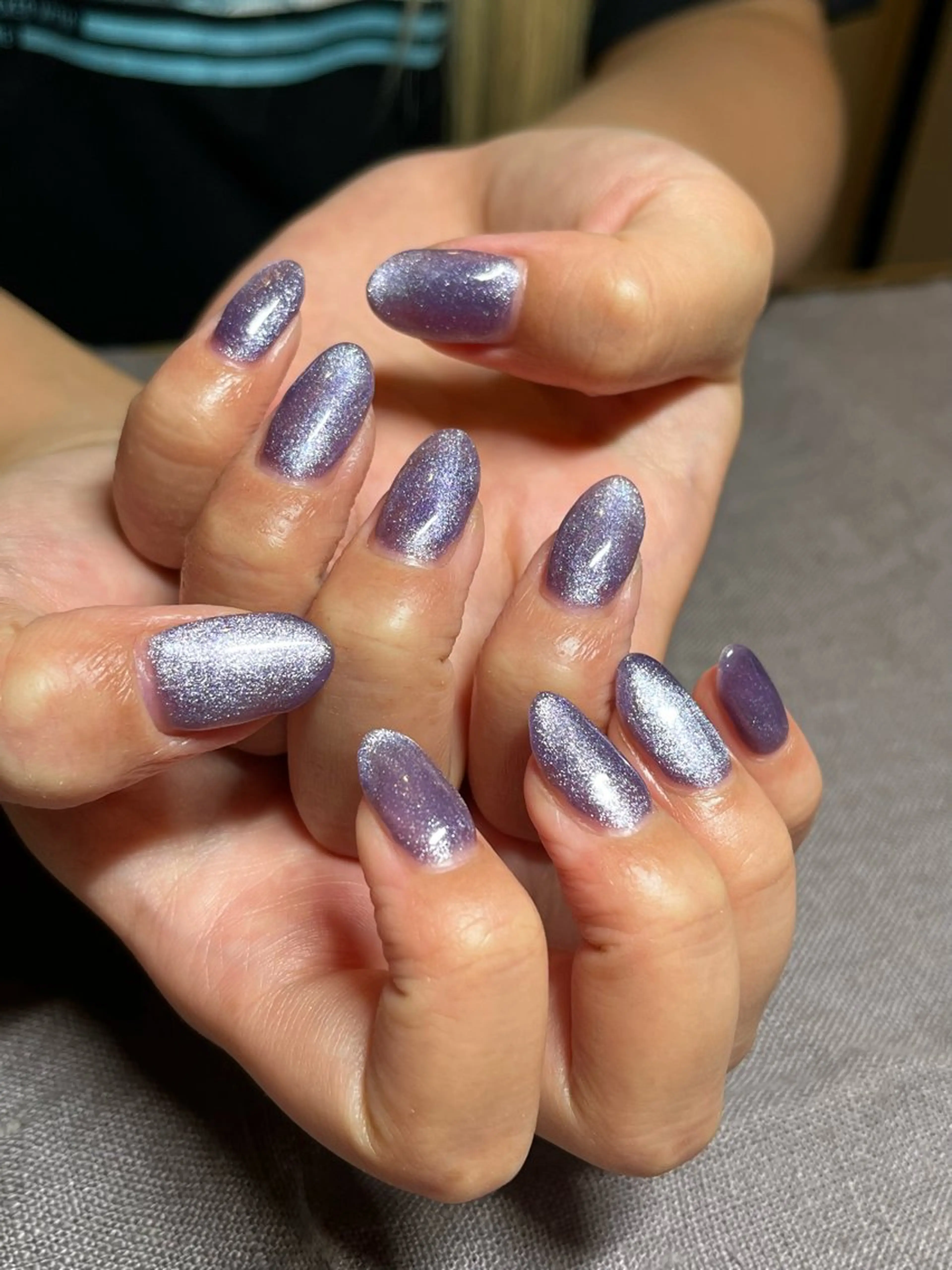 ネイル マグネットネイル ワンカラーネイル atelier mofのネイルデザイン