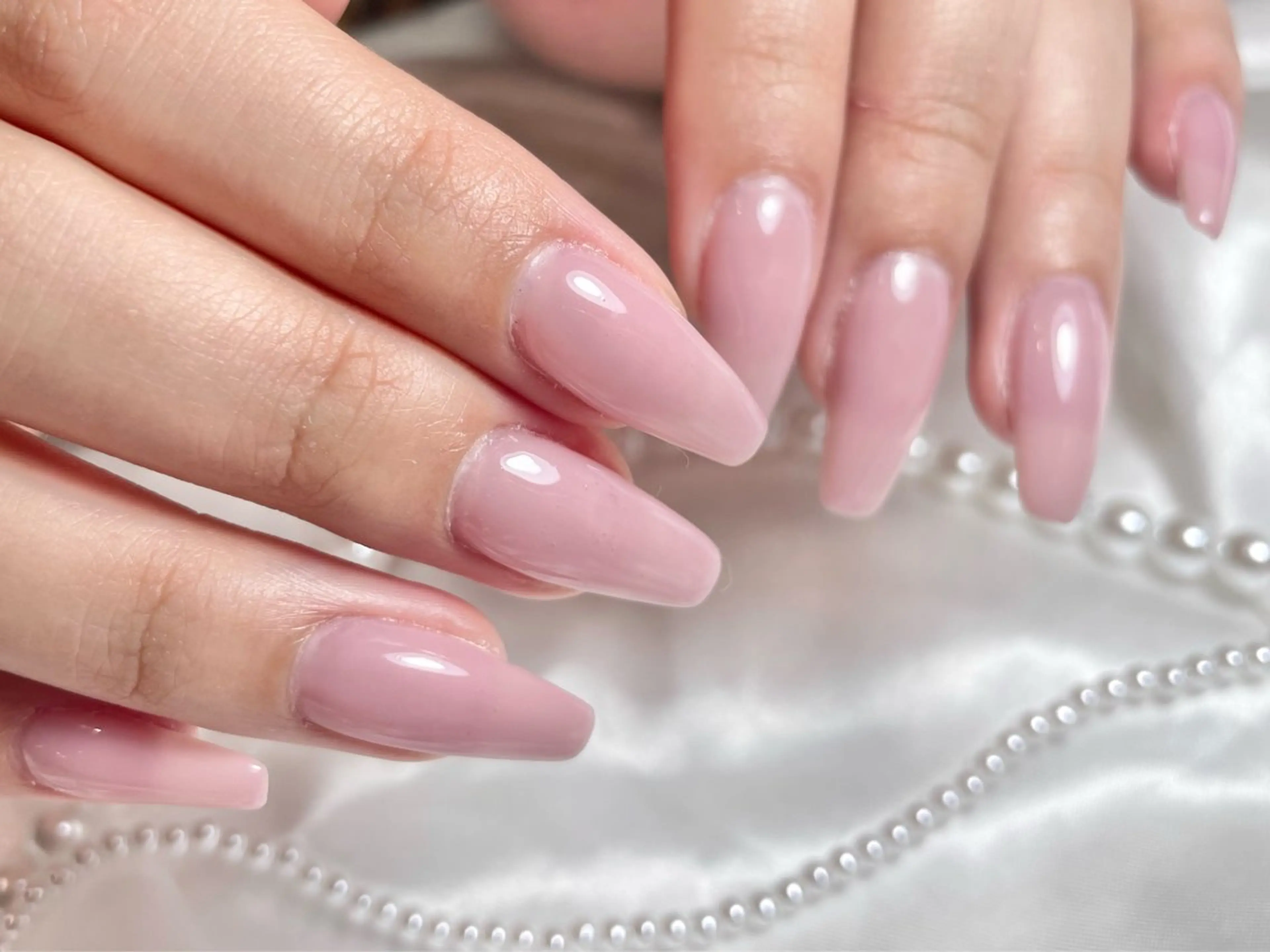 ネイル ワンカラーネイル ワンホンネイル ハンドネイル ゆりか ジョアアンジェ福島のネイルデザイン