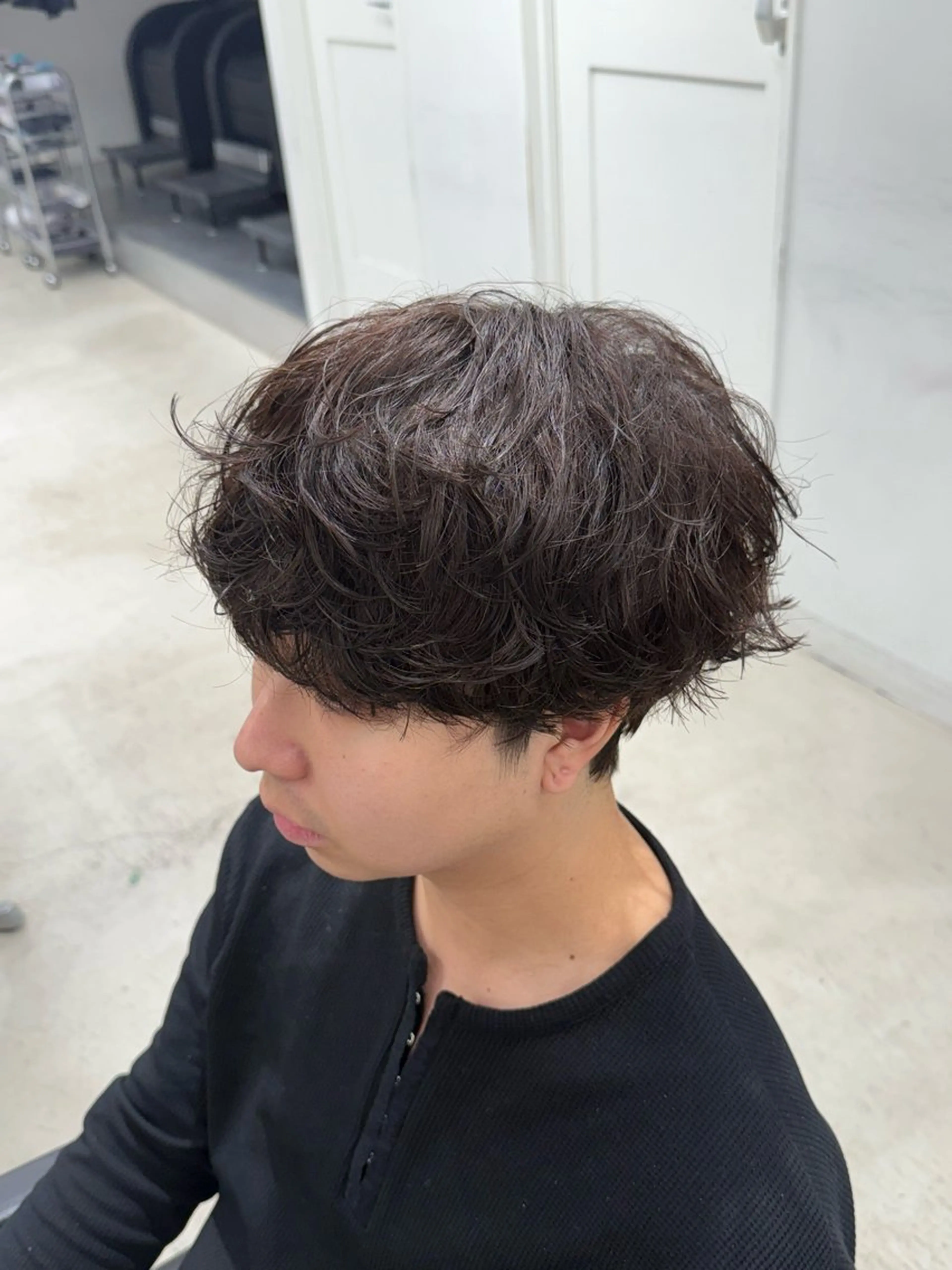 カラー パーマ メンズ ヘアカラー パーマ 深谷 侑亮のヘアスタイル