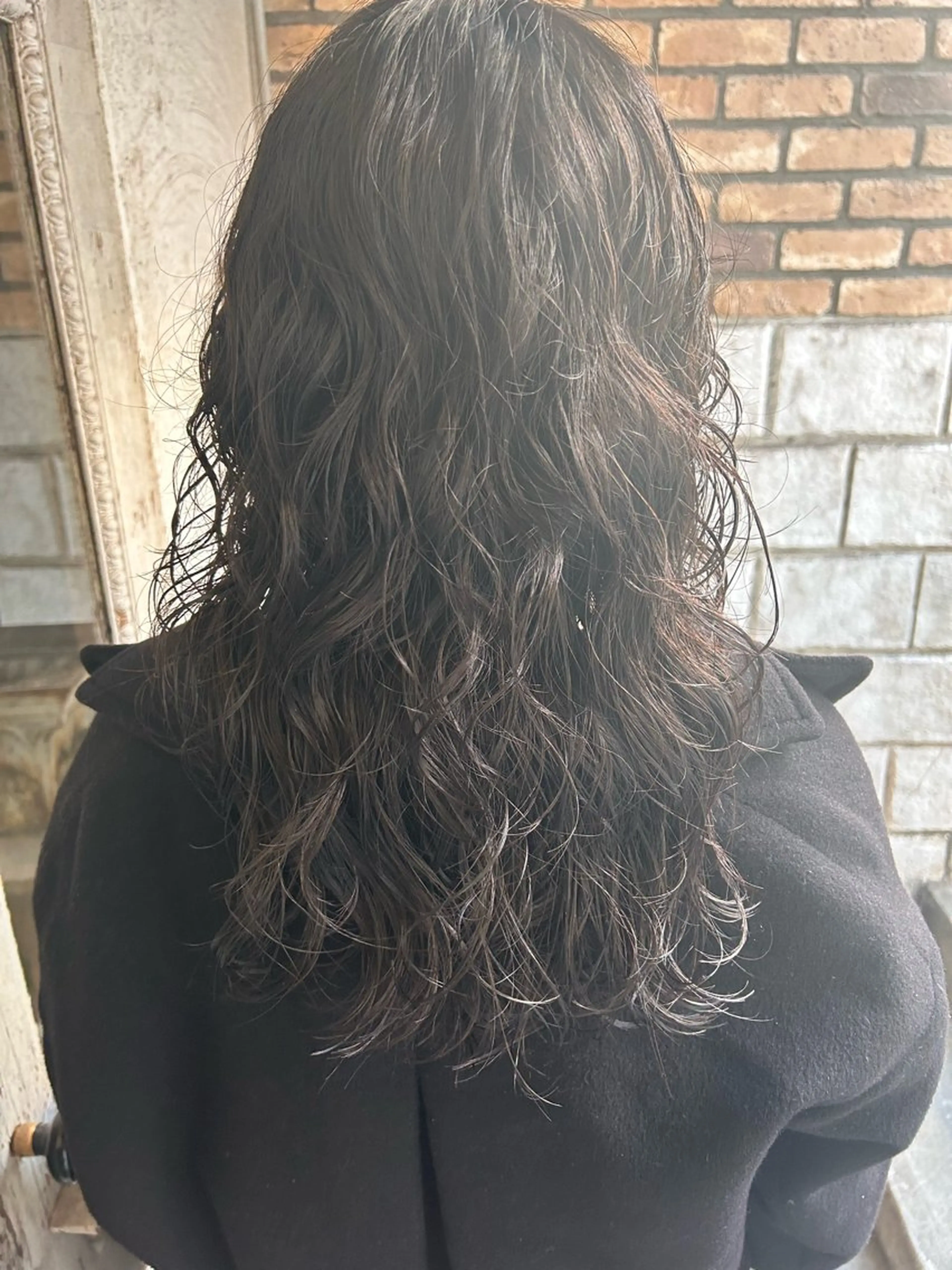 ロング パーマ お任せヘア☘️☘️ 及川渚のヘアスタイル