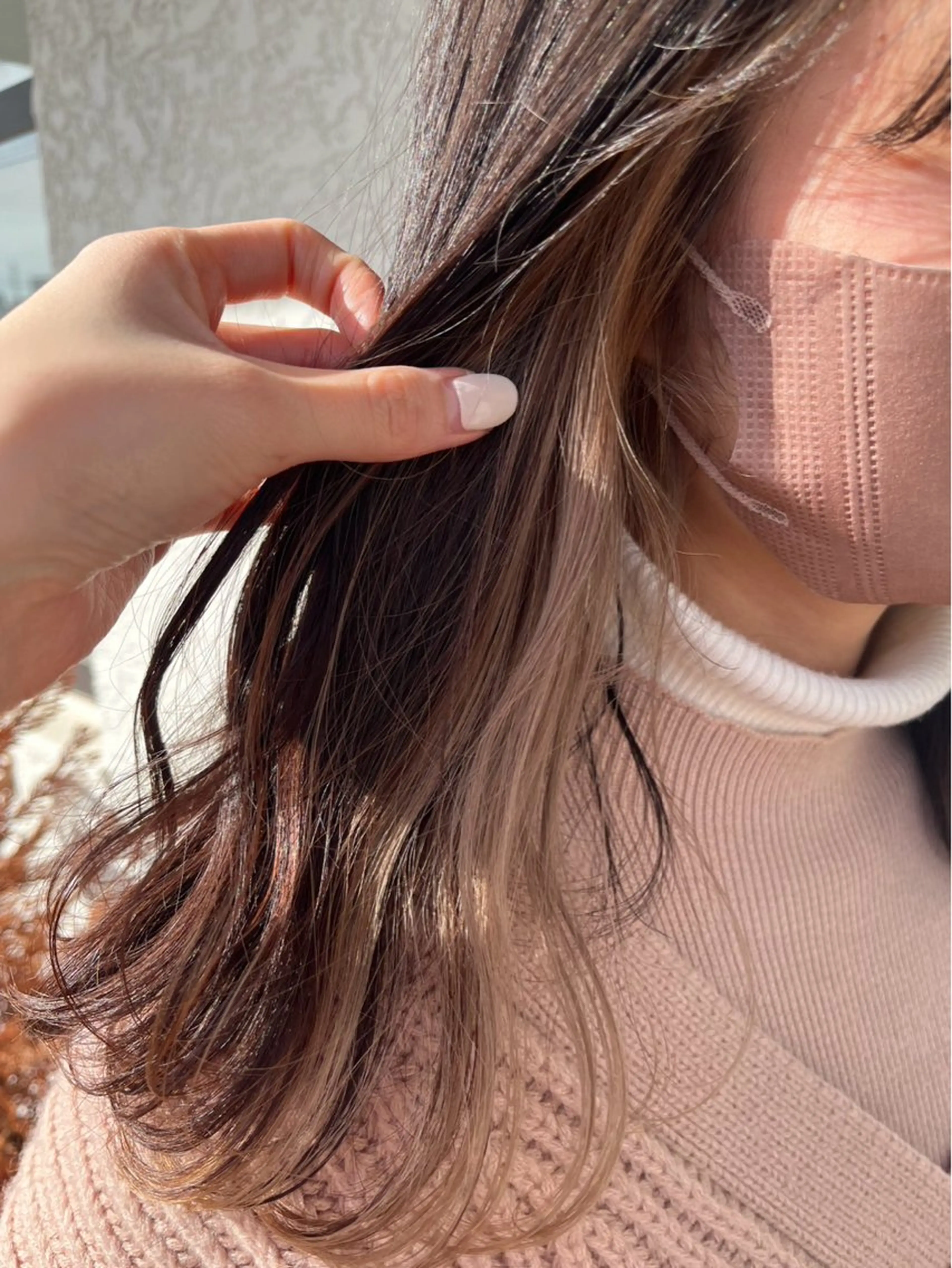 カラー イヤリングカラー 小林蕗湖🌼/ カット/カラーモデルのヘアスタイル