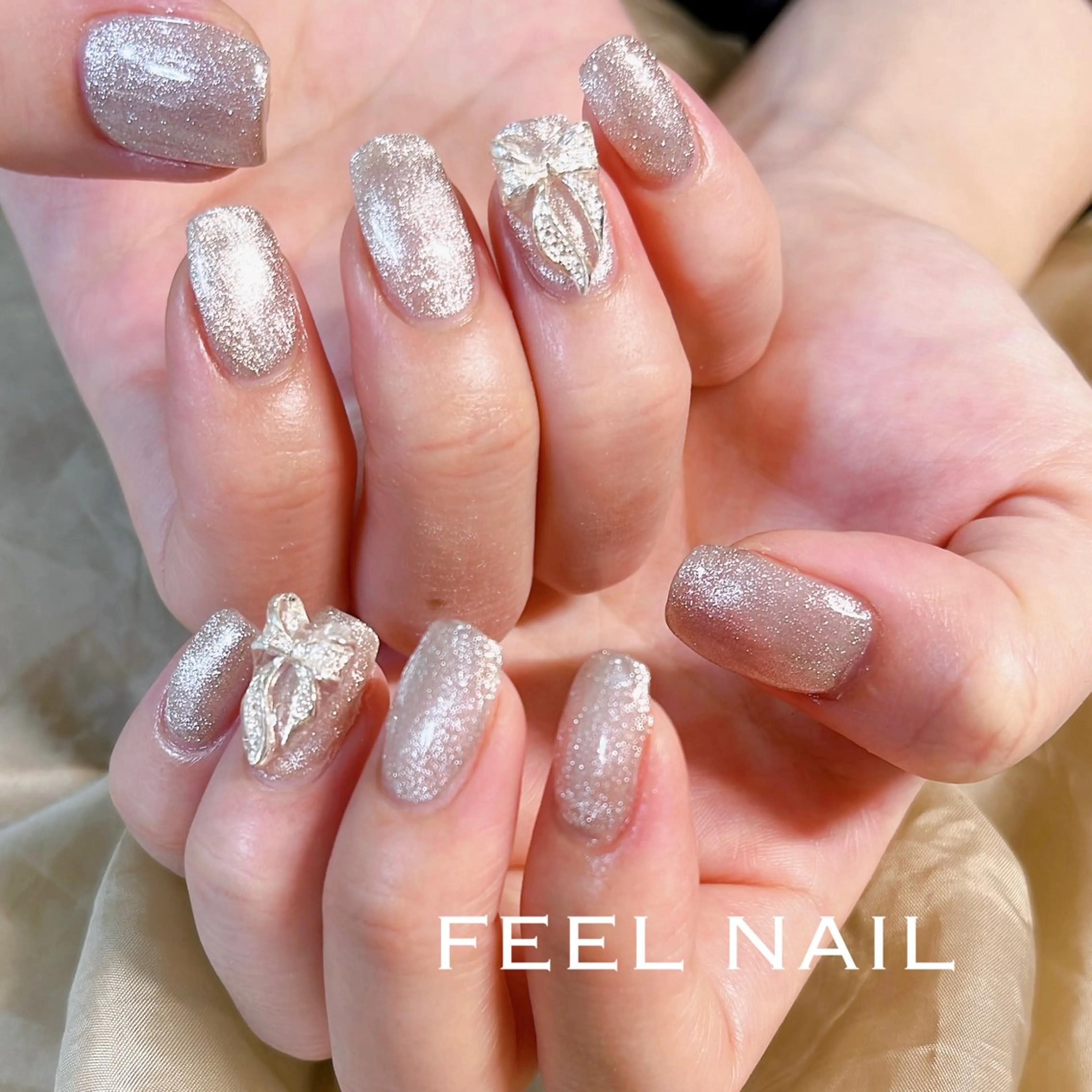 ハンドオフ込み➕大人気マグネットネイル💅🧲の写真