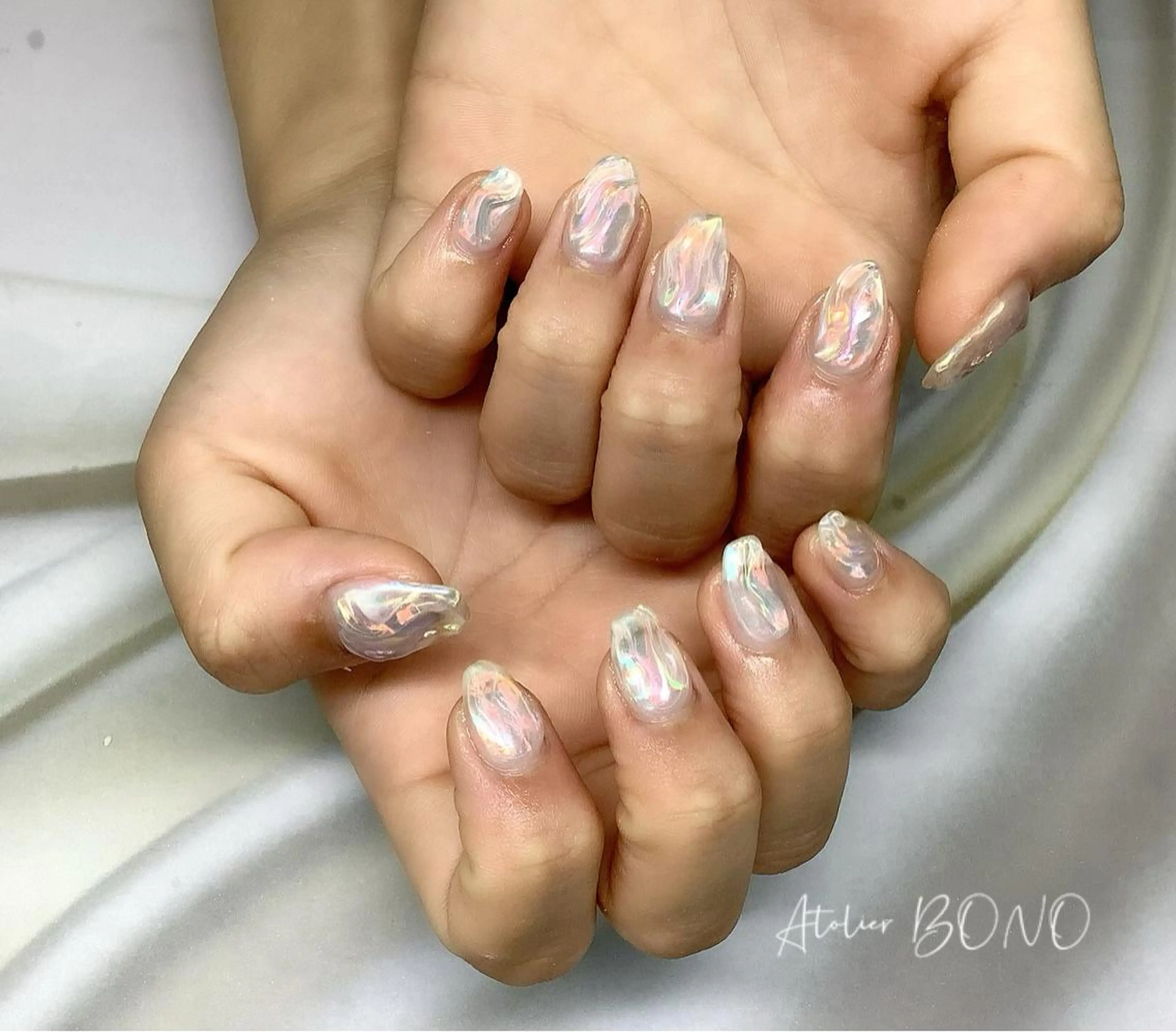 ネイル 氷ネイル・うるうるネイル nail salon   BONO所属・nail salon アトリエBONOのネイルデザイン