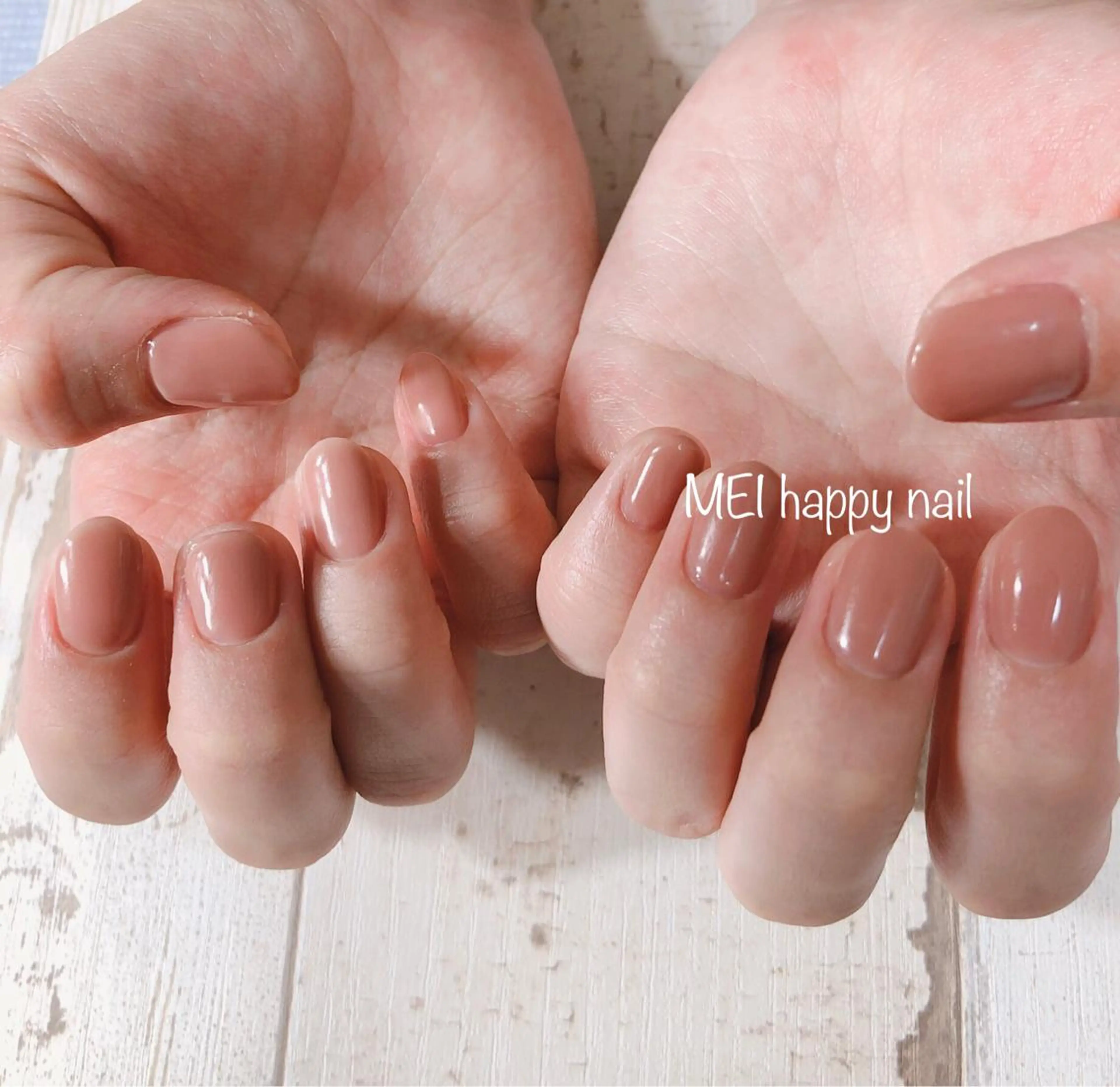 ネイル 北浦和 自爪育成ケアのネイルデザイン