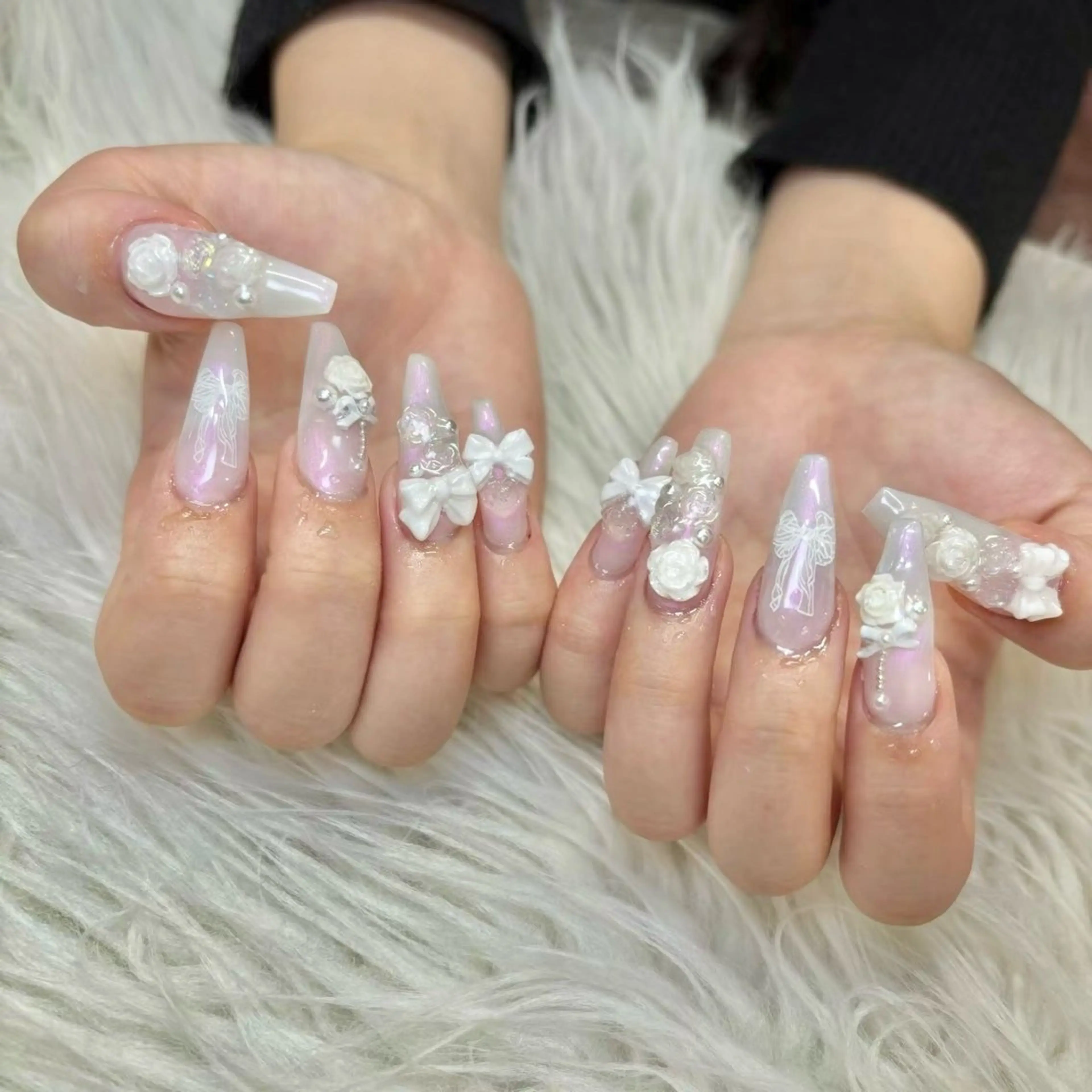 【オフなし】長さ出し10本アート💖の写真