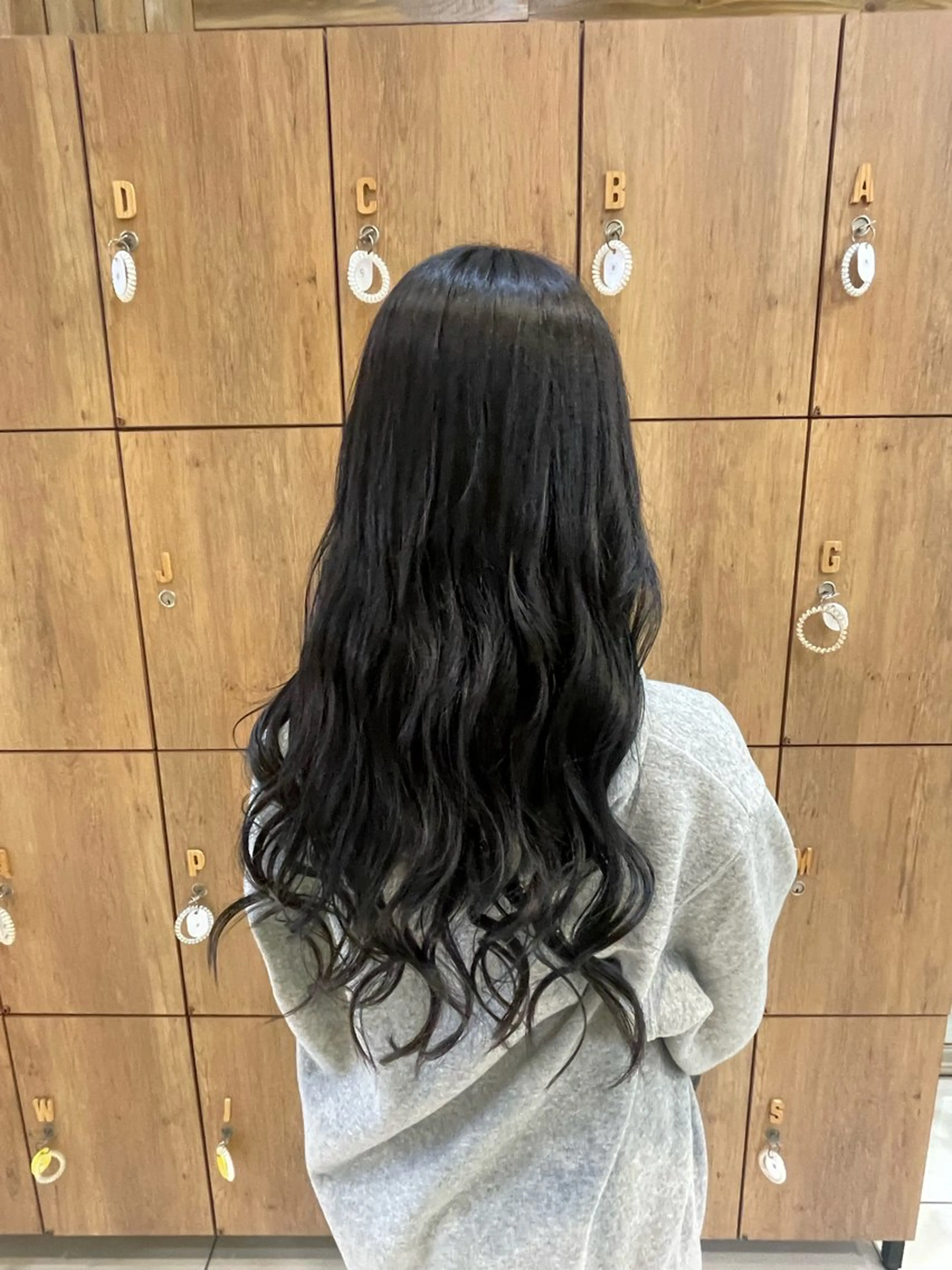 ロング 韓国カラー／エクステ 松戸梨杏のヘアスタイル