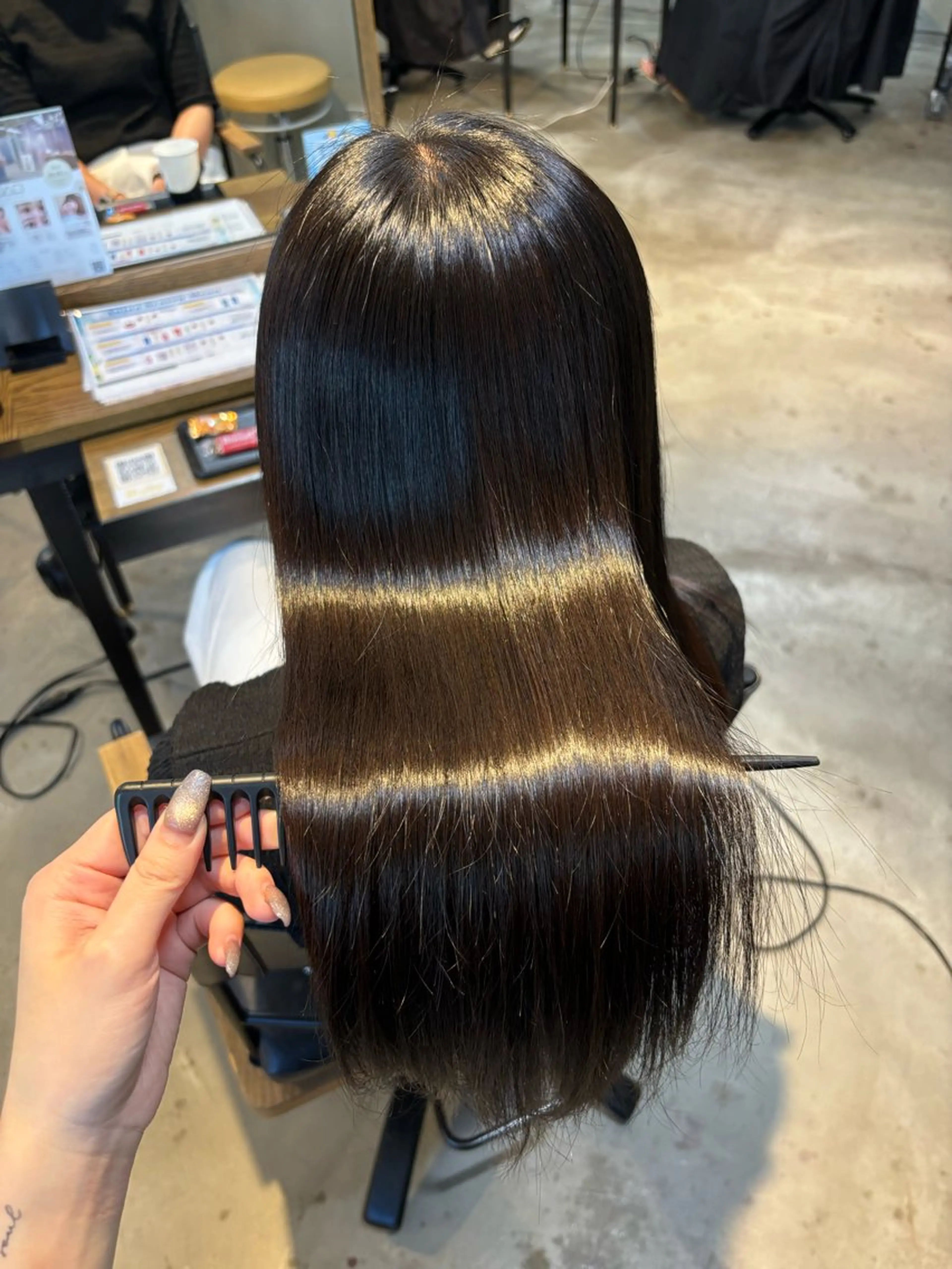 ロング 髪質改善 トリートメント 日比野 紅杏のヘアスタイル