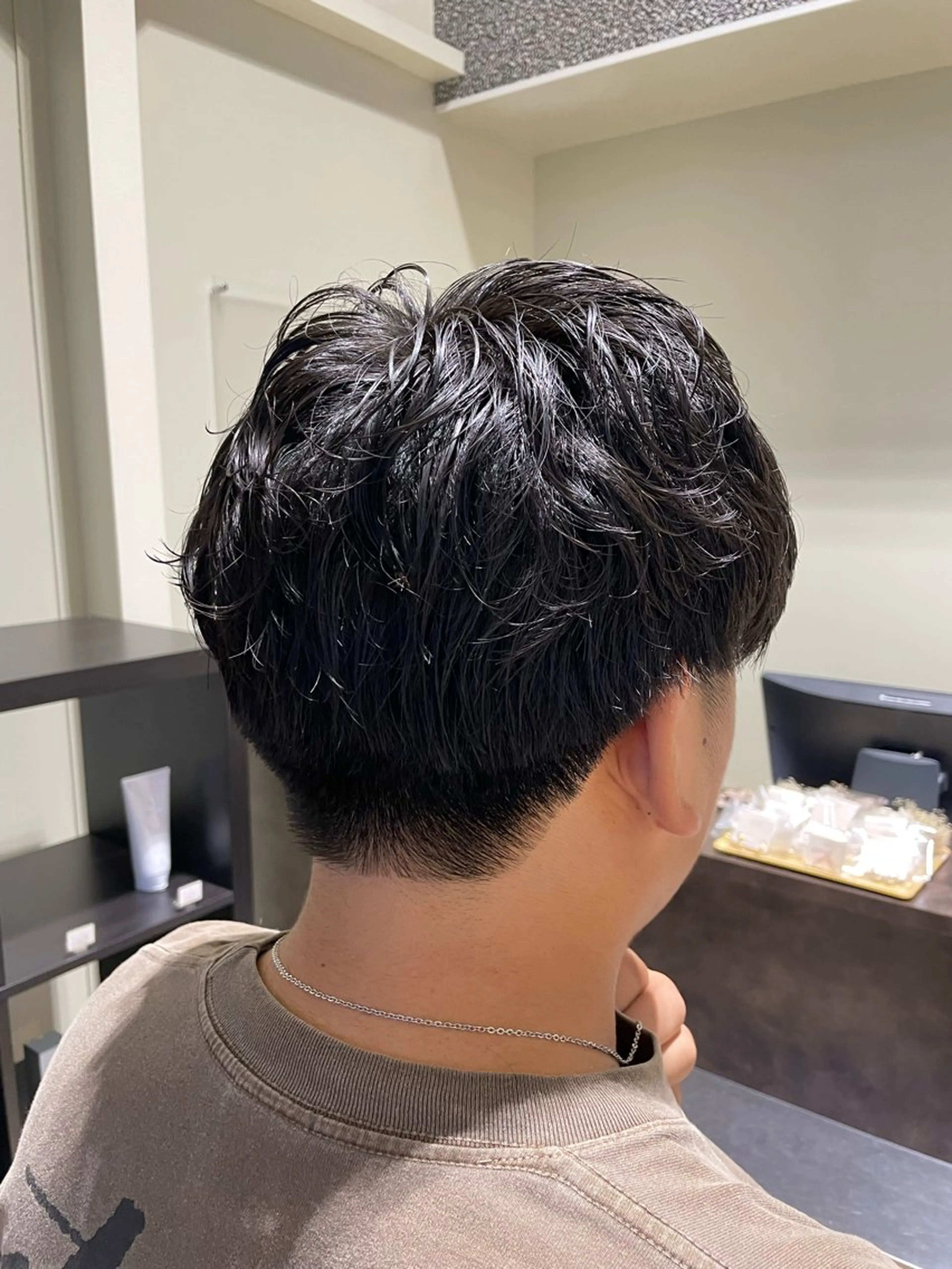 ショート パーマ メンズ メンズパーマ ニュアンスパーマ 加藤 舜稀のヘアスタイル