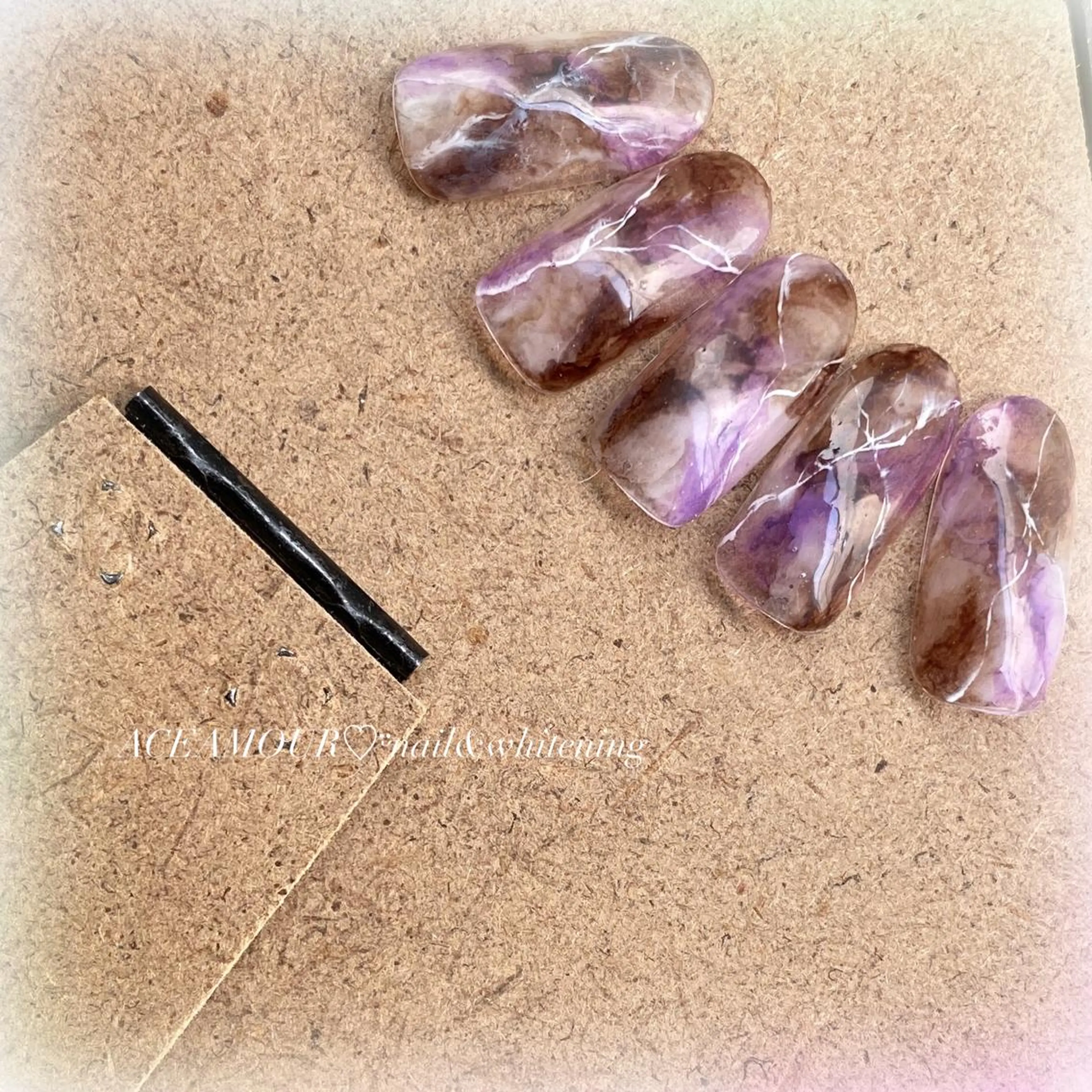 ネイル ジェルネイル ニュアンスネイル 春ネイル ネイル/耳つぼ /新ホワイトニングのネイルデザイン