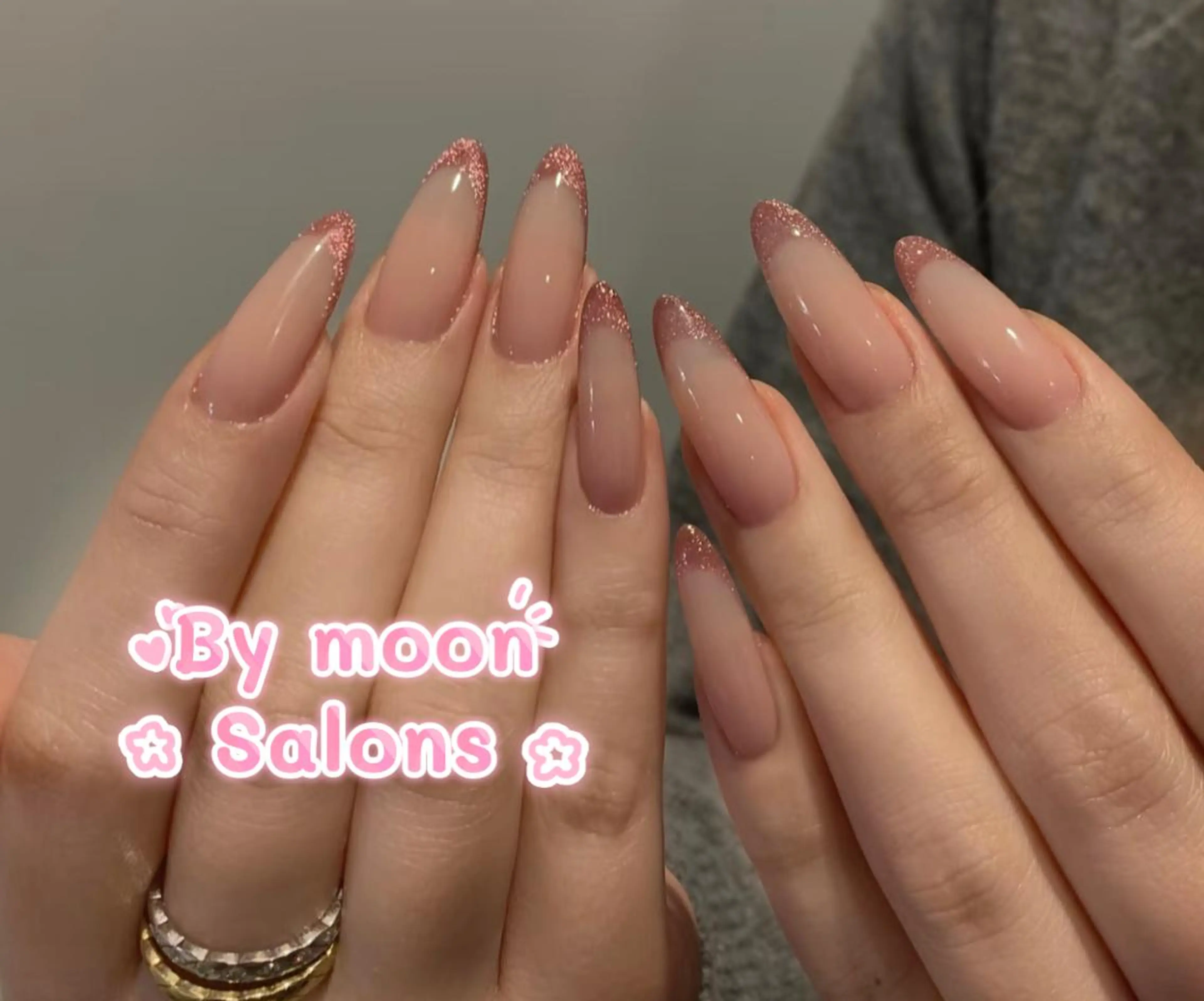 ネイル By moonネイル 🌷ワンホン/韓国風のネイルデザイン