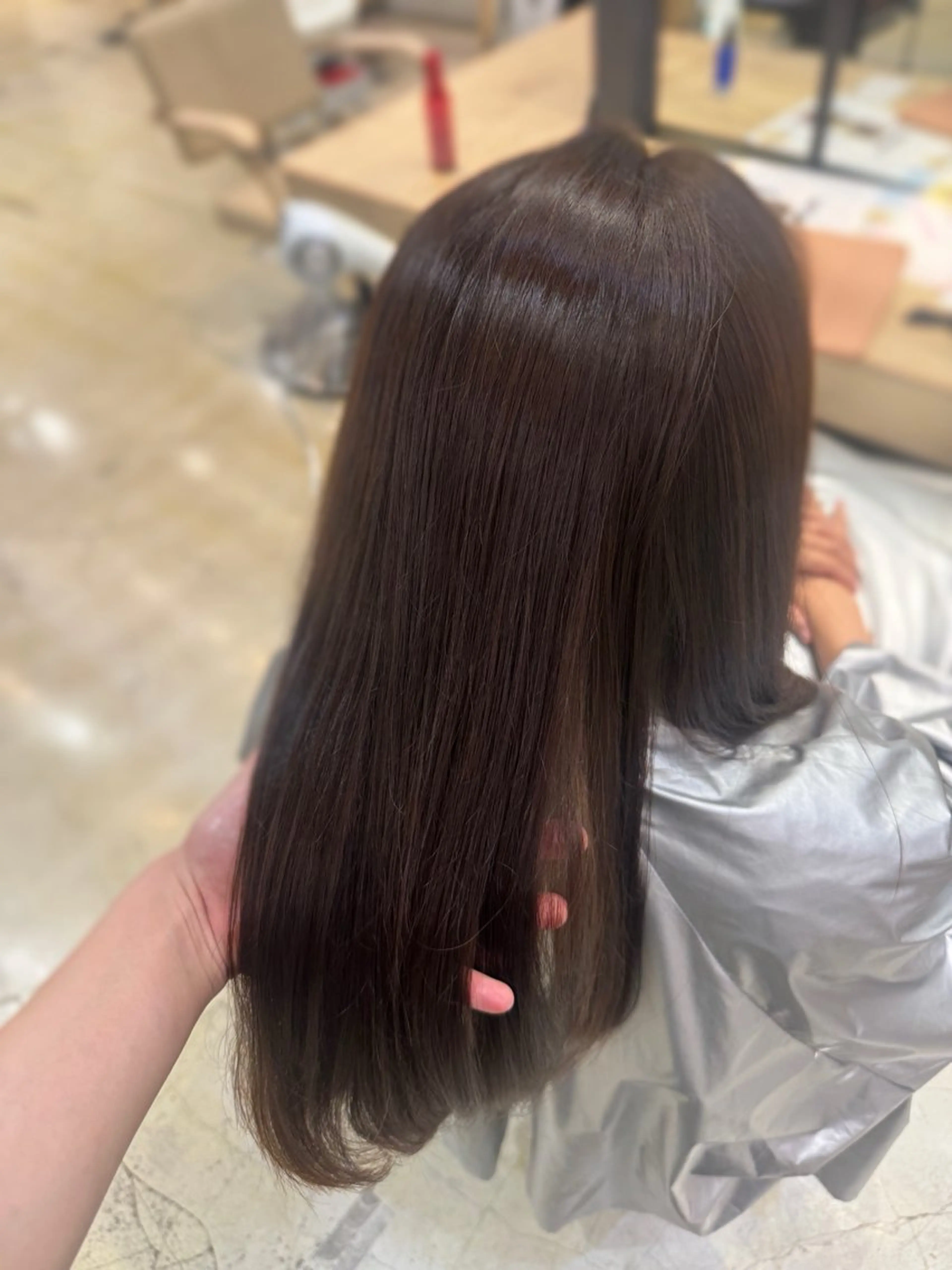 🤎🎀ナチュラルカラー🎀🤎サロントリートメントつき✨️の写真