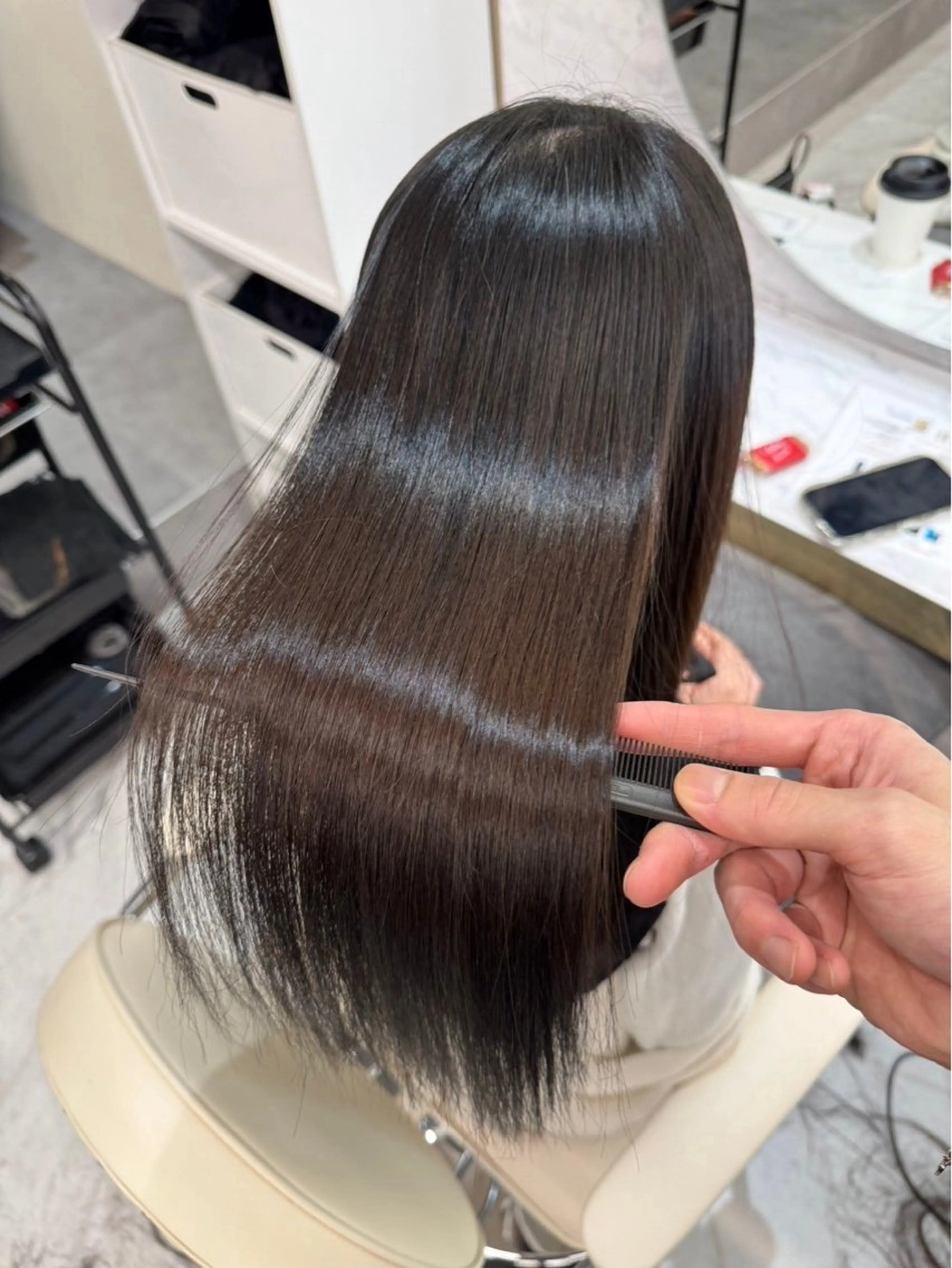 ロング カラー ヘアカラー トリートメント カラー🫧髪質改善 高原瑞輝のヘアスタイル