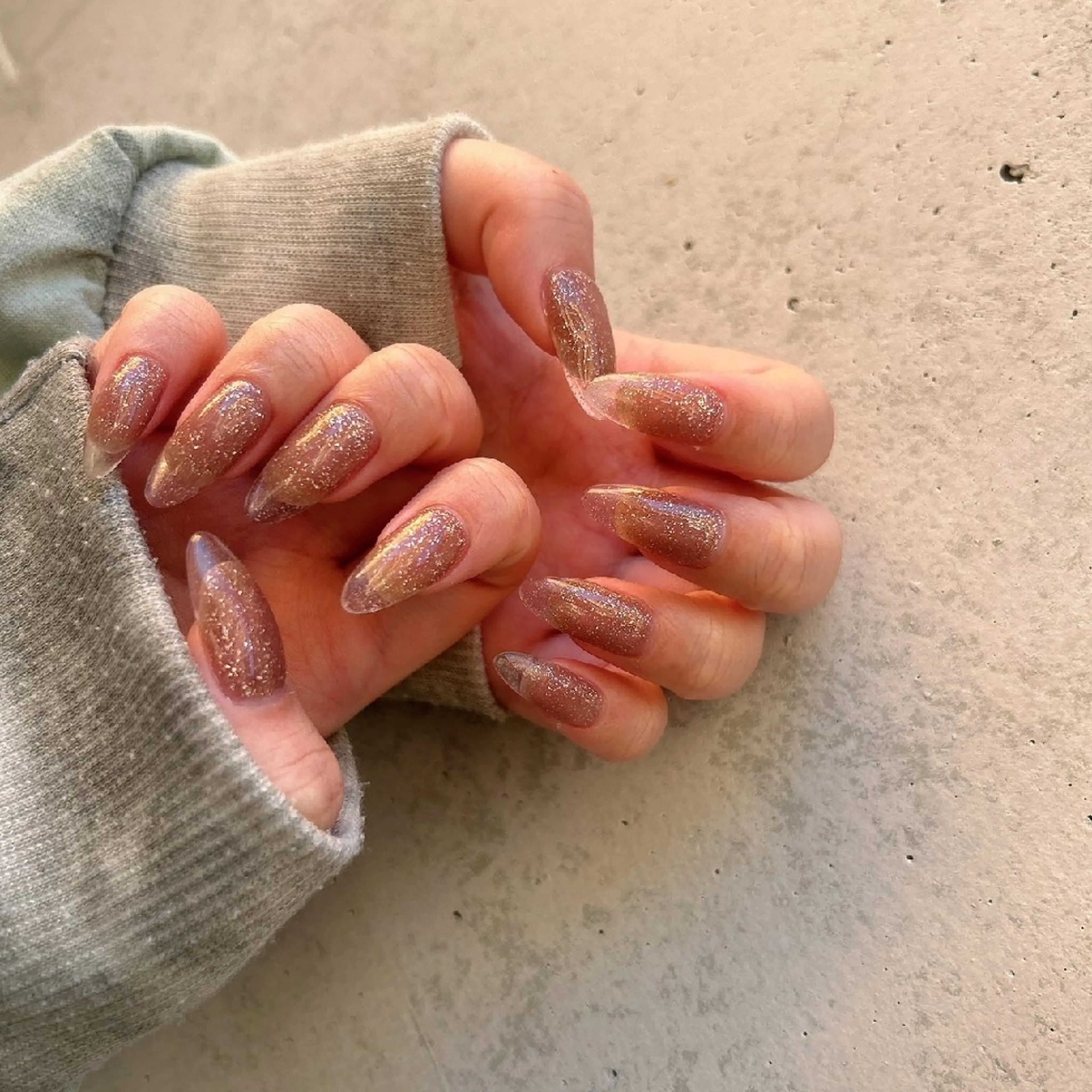 ネイル クリアネイル ロングネイル スカルプネイル nail .のネイルデザイン