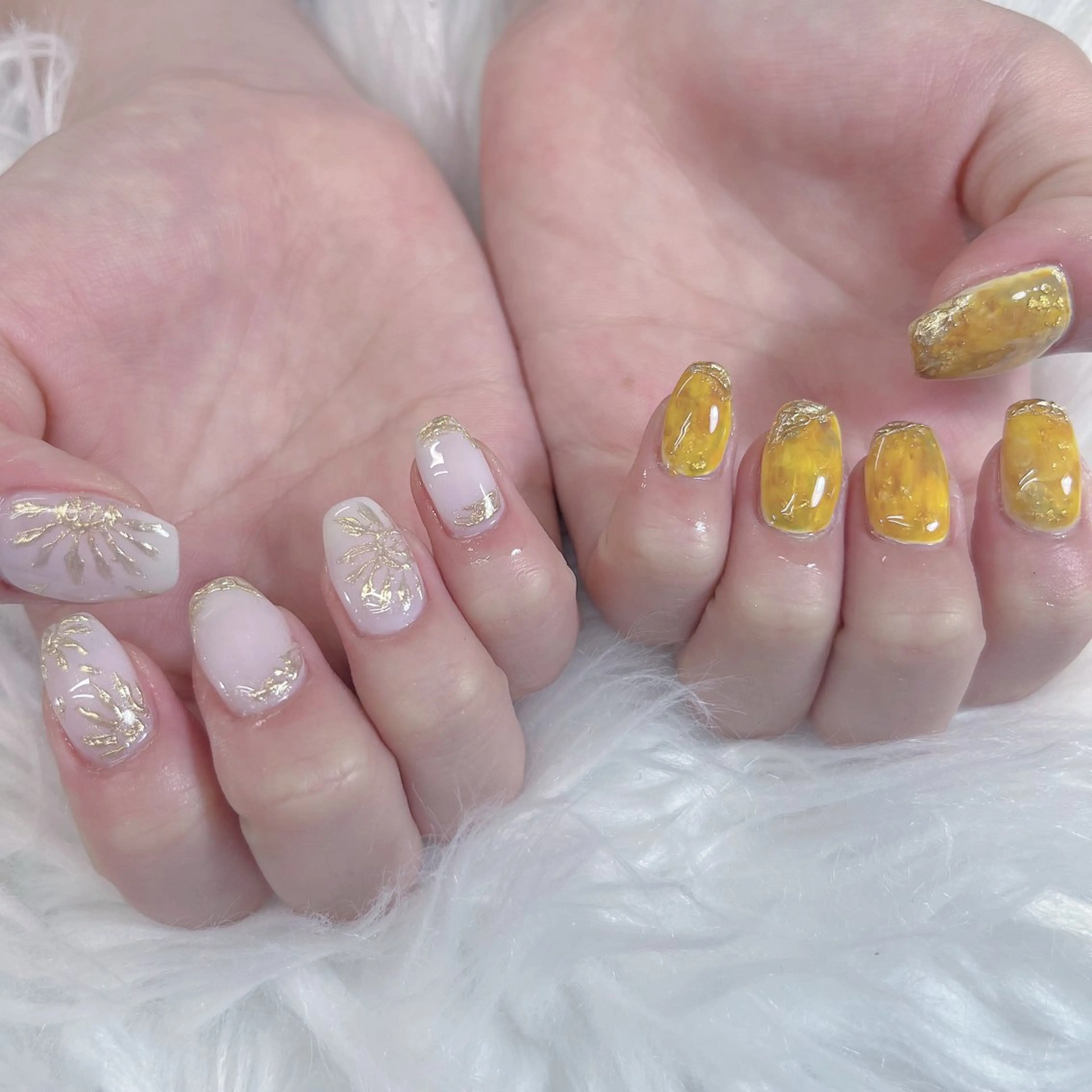 ネイル ハンドネイル Maya 🧊🫧‪のネイルデザイン