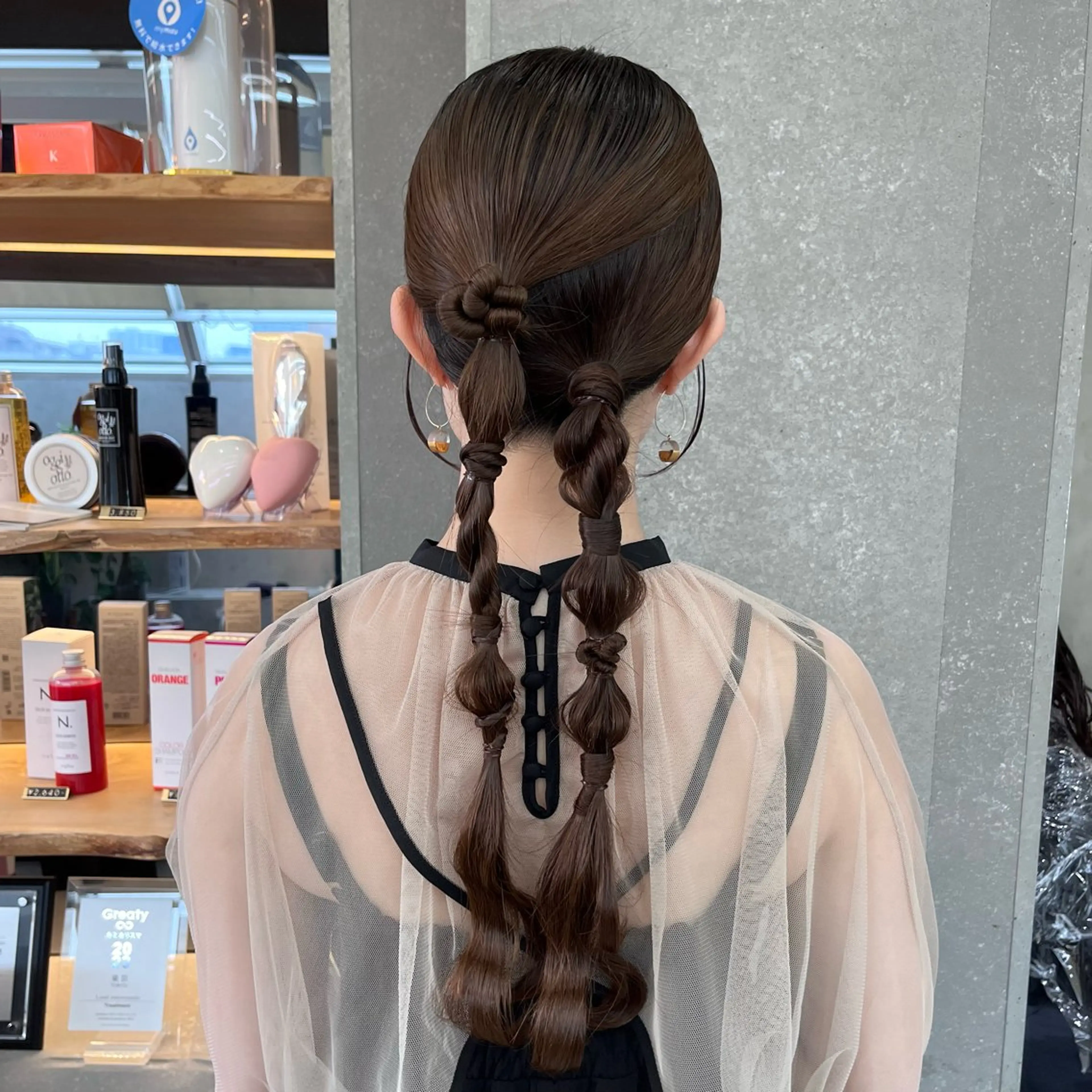 ロング レイヤーくびれヘア アレンジmanakaのヘアスタイル