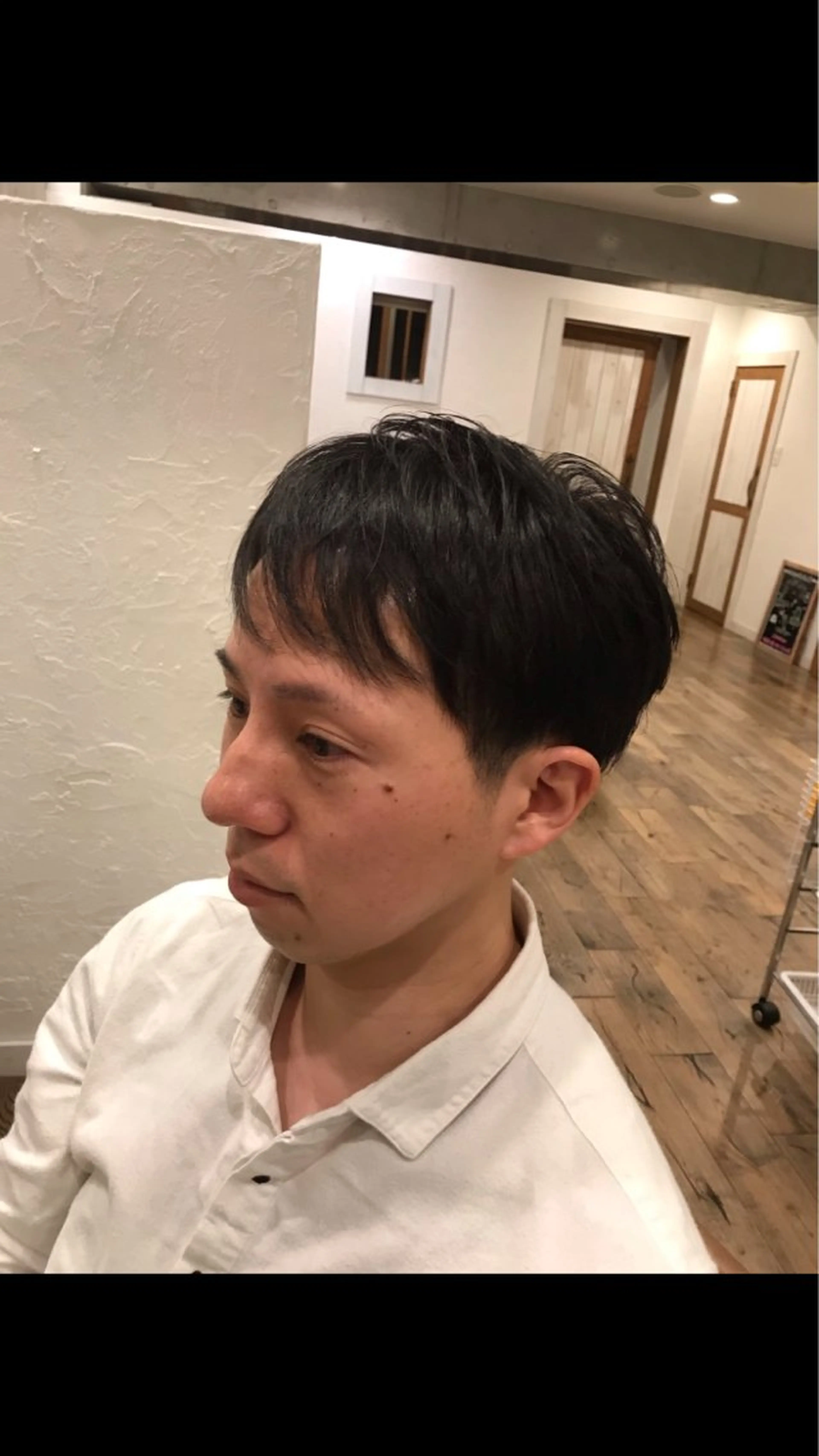 メンズ ビジネス ルピナス中田店長 山口大地のヘアスタイル