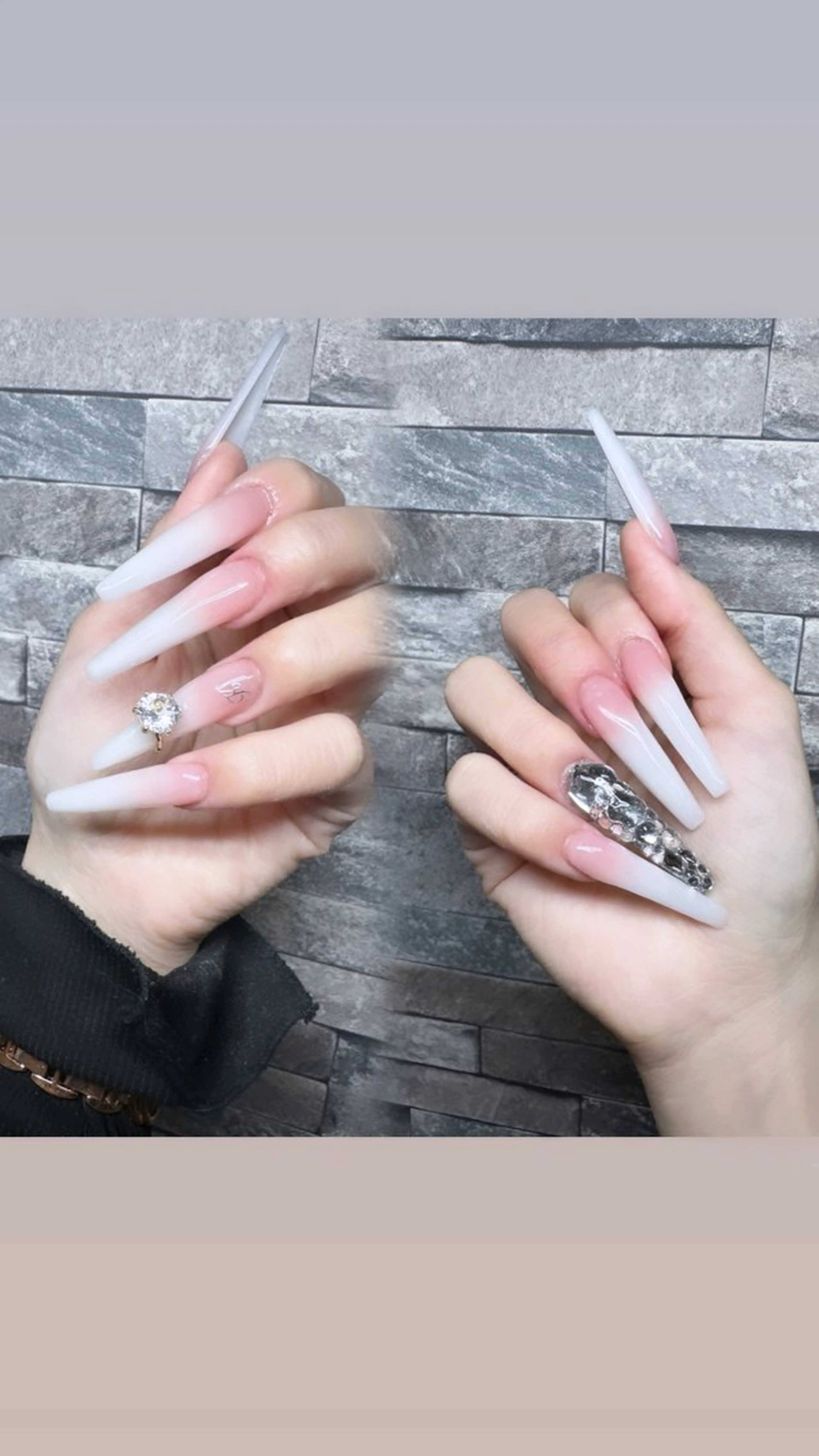 オフ無しベイビーブーマー🤍《スカルプ💎》の写真