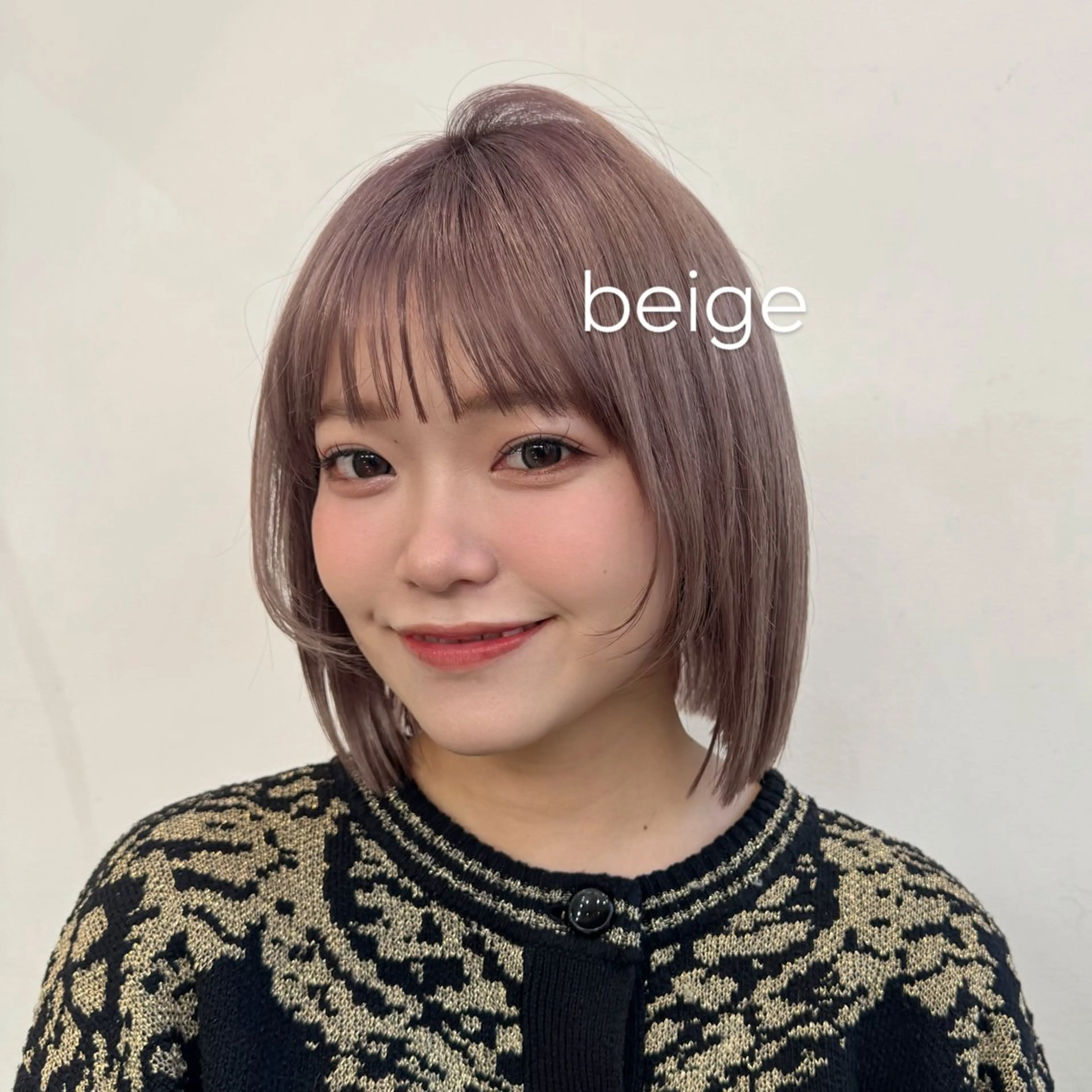 セミロング カラー ヘアカラー トリートメント ヘッドスパ ヘアセット 🫧髪質改善/Wカラ ー 暖色 🌸桜🌸のヘアスタイル