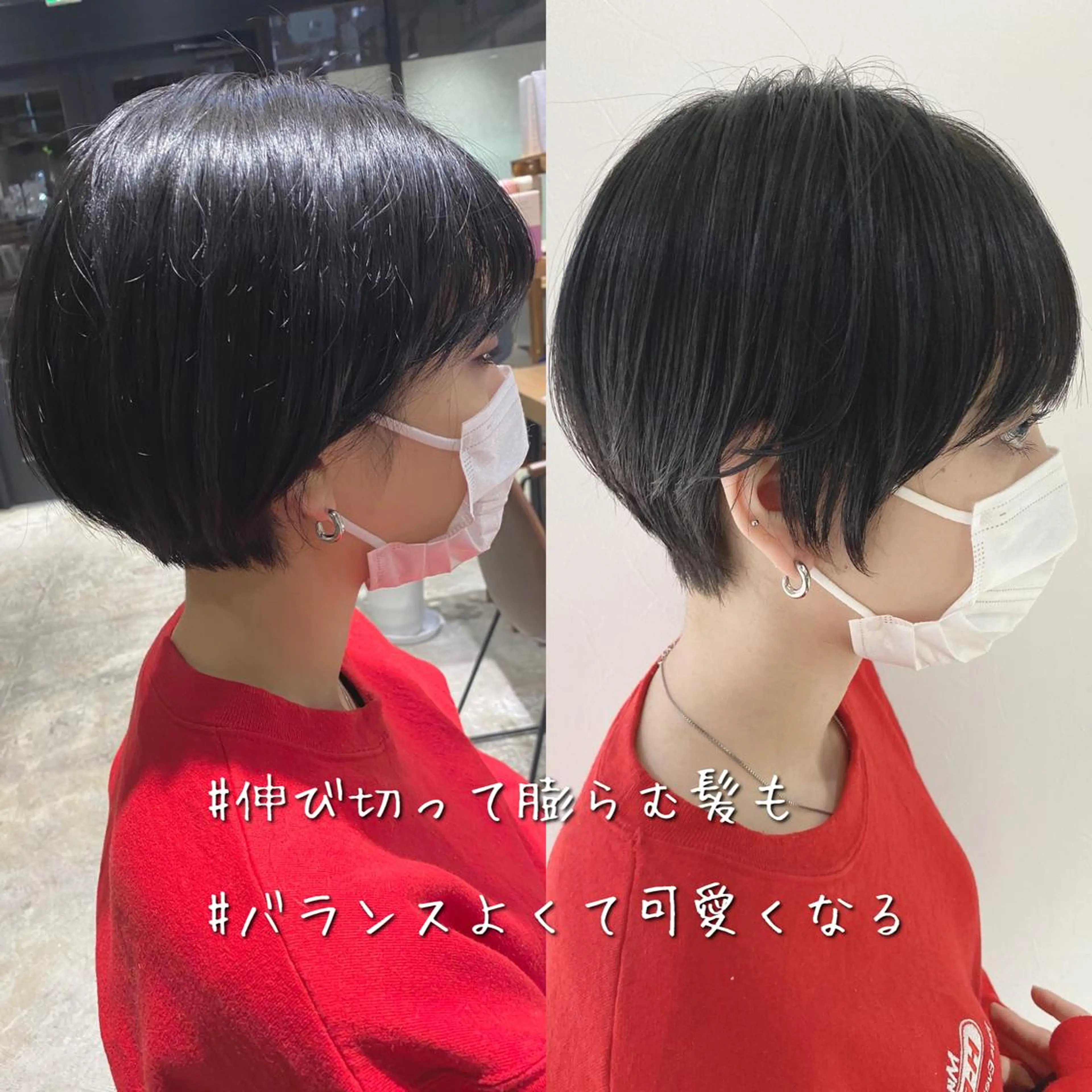 ショート ✨圧倒的満足度◎ 小顔美人ショート✨佃のヘアスタイル