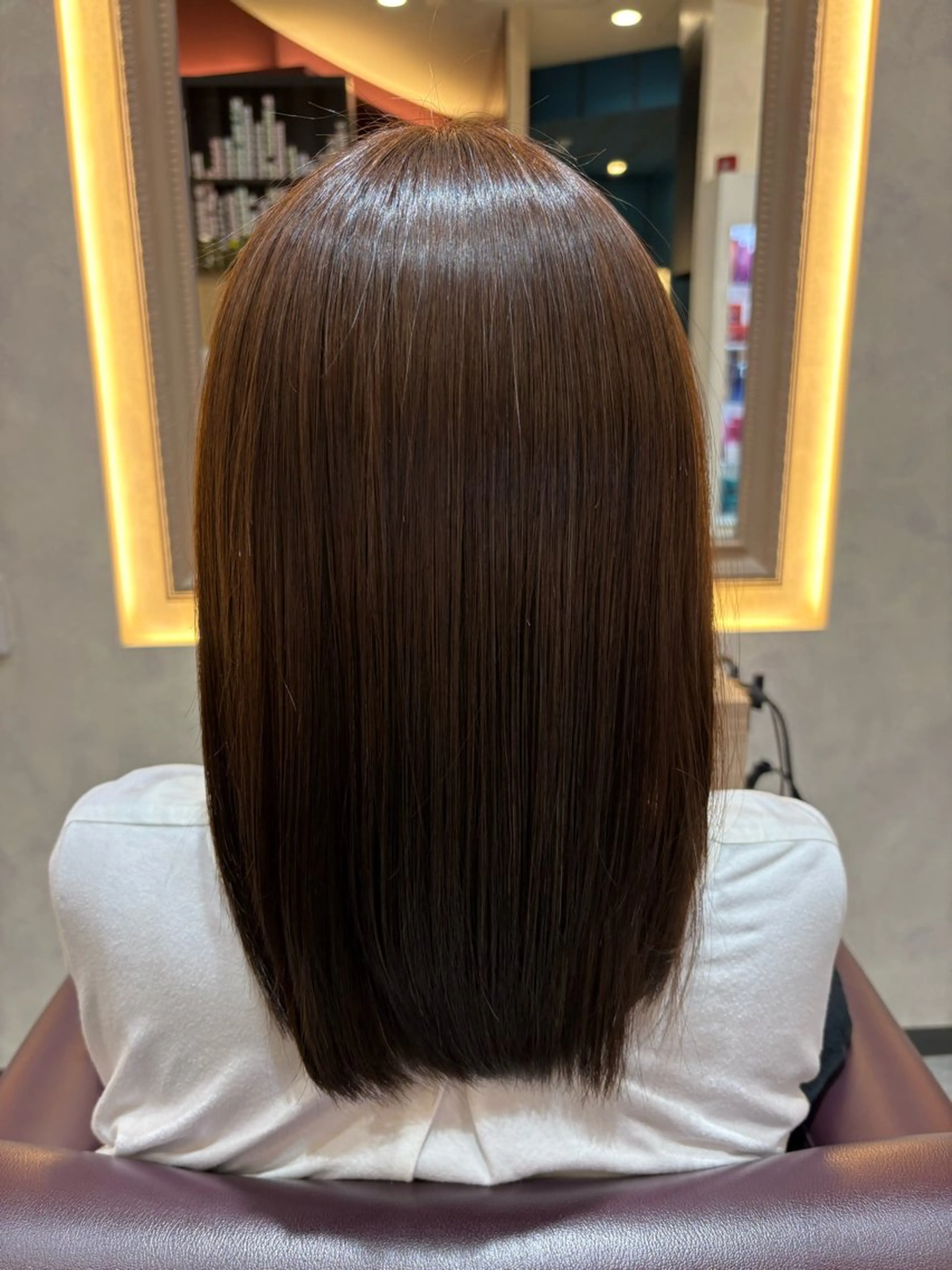 セミロング 髪質改善 札幌艶髪/透明感 カラー🍓さつき🍓のヘアスタイル