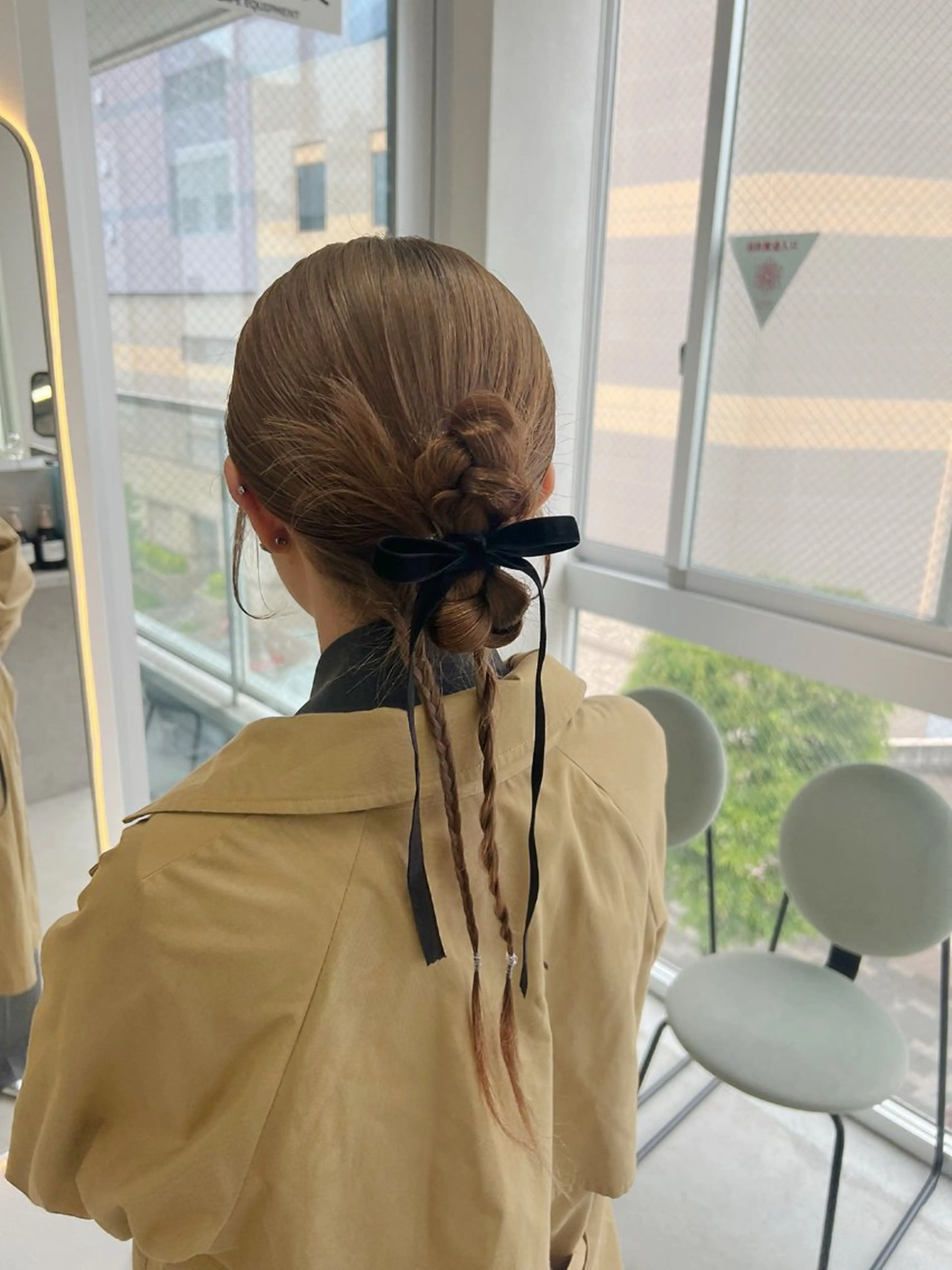 ミディアム ヘアセット maya レイヤーカットのヘアスタイル