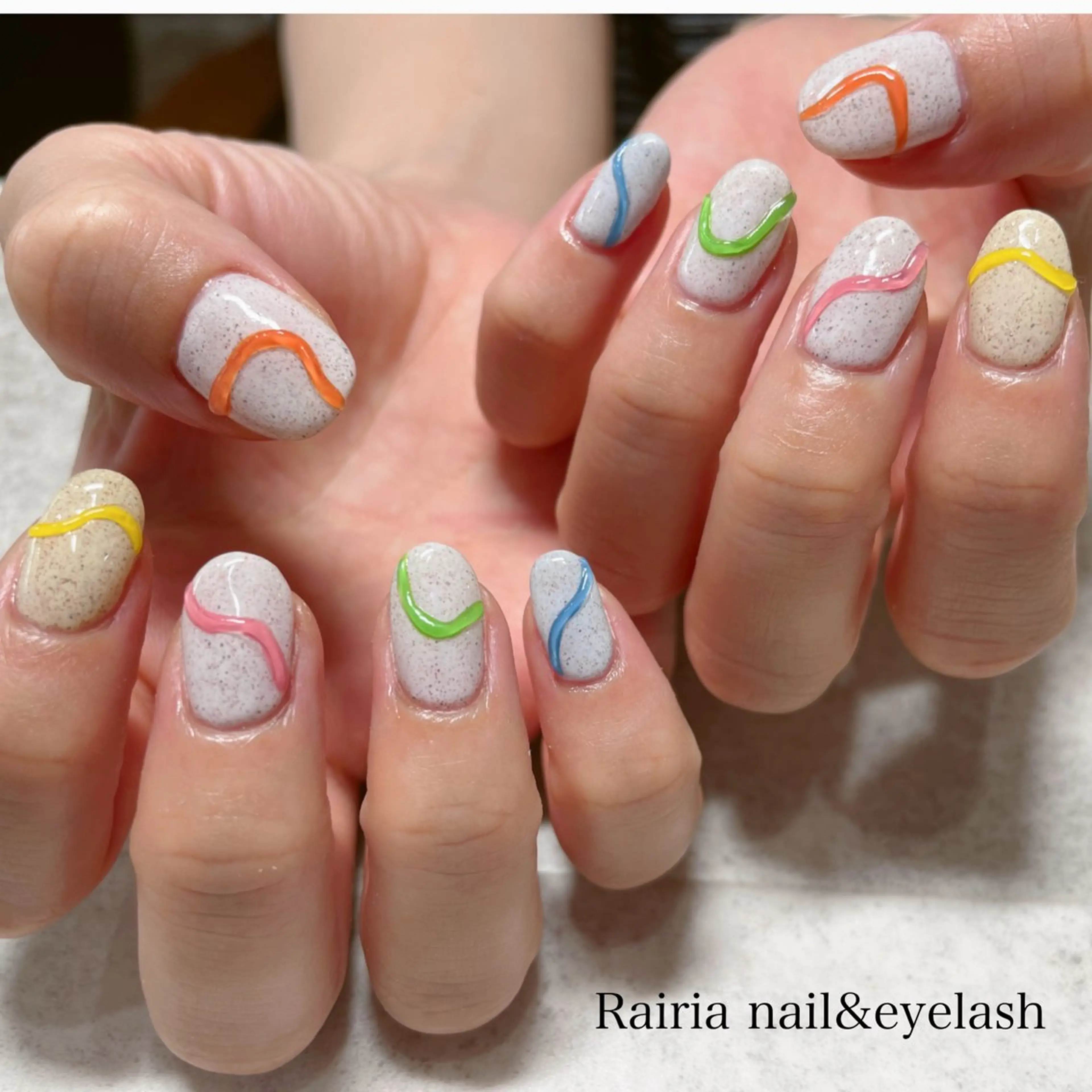 ネイル 持ち込み ハンドネイル Rairia nail&eyelash小岩店所属・Rairianail 小岩店のネイルデザイン