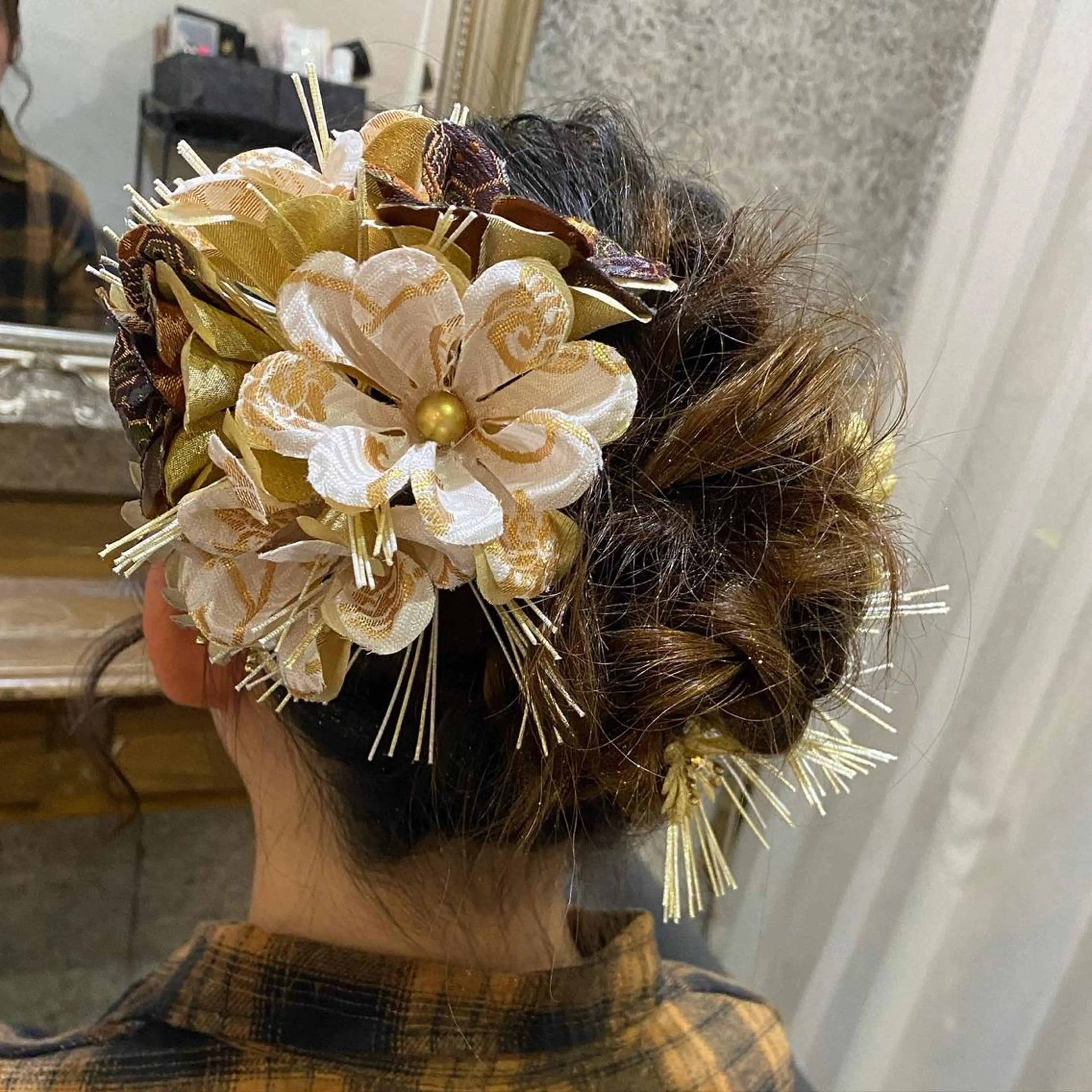 ロング ヘアアレンジ ヘアセット PANDOLA あゆり🦋のヘアスタイル