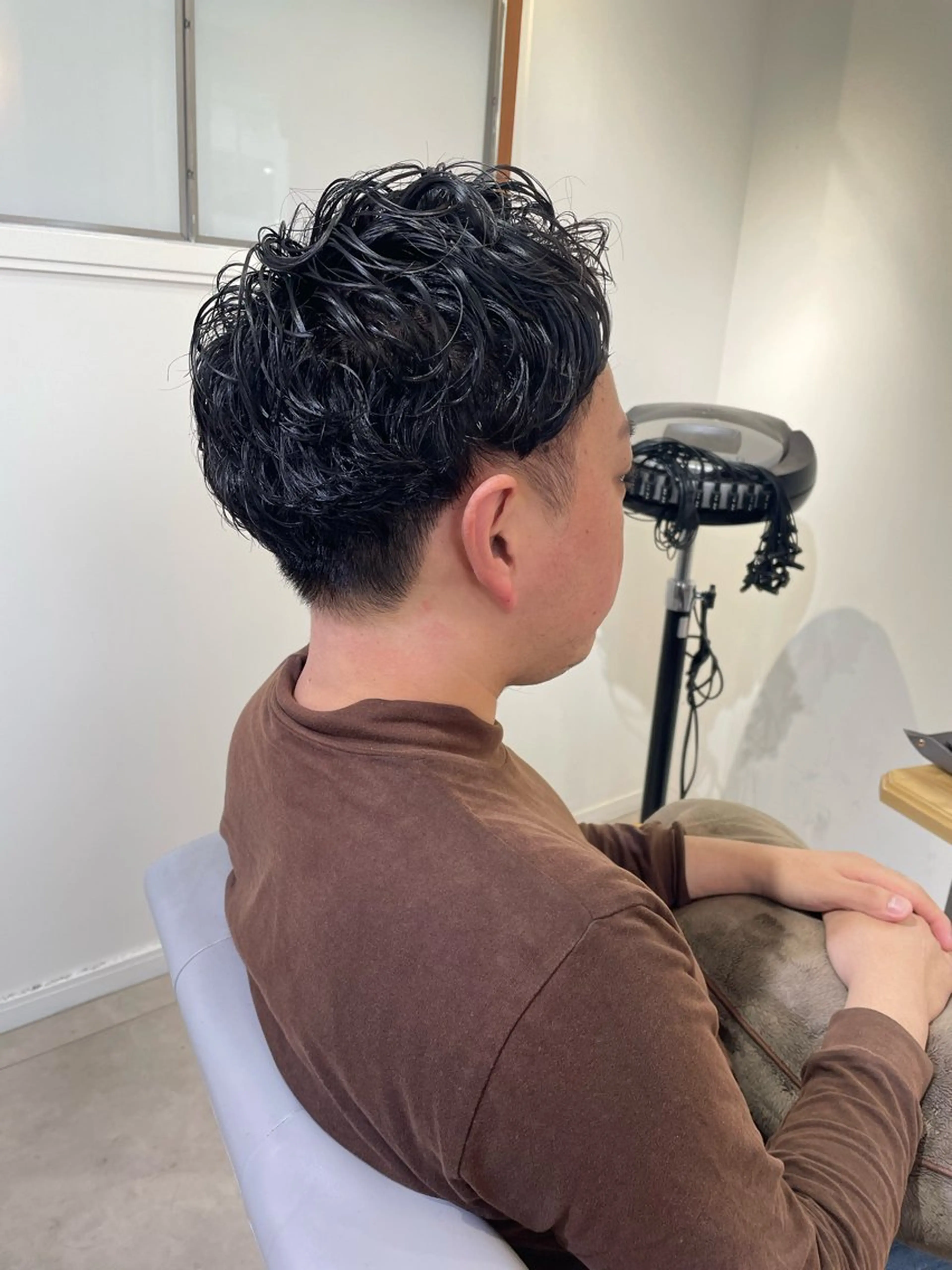 ショート パーマ メンズ メンズ特化/お任せ可 矢場町/モモコ🍑のヘアスタイル