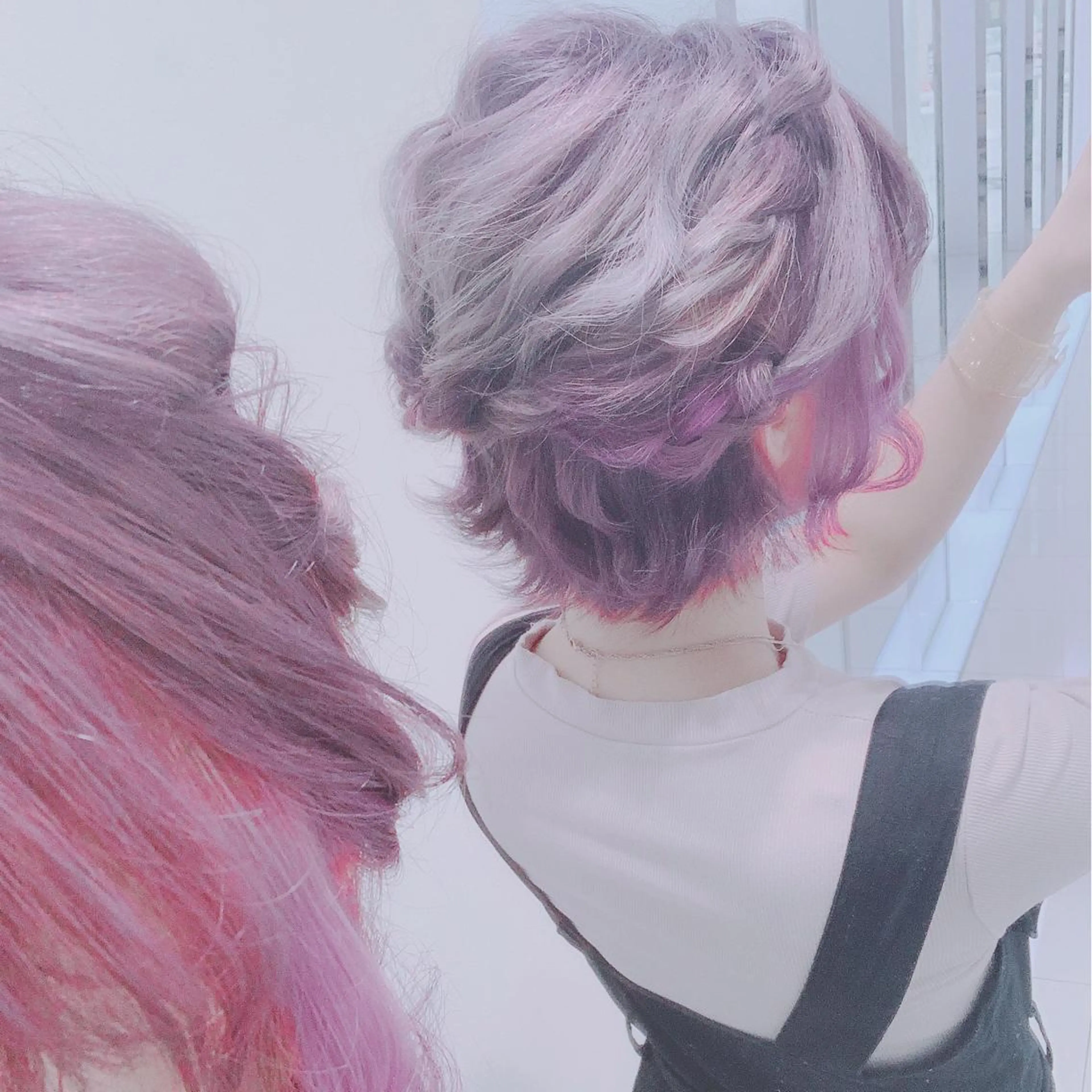 ショート カラー ヘアアレンジ 東出 レイ🕊のヘアスタイル