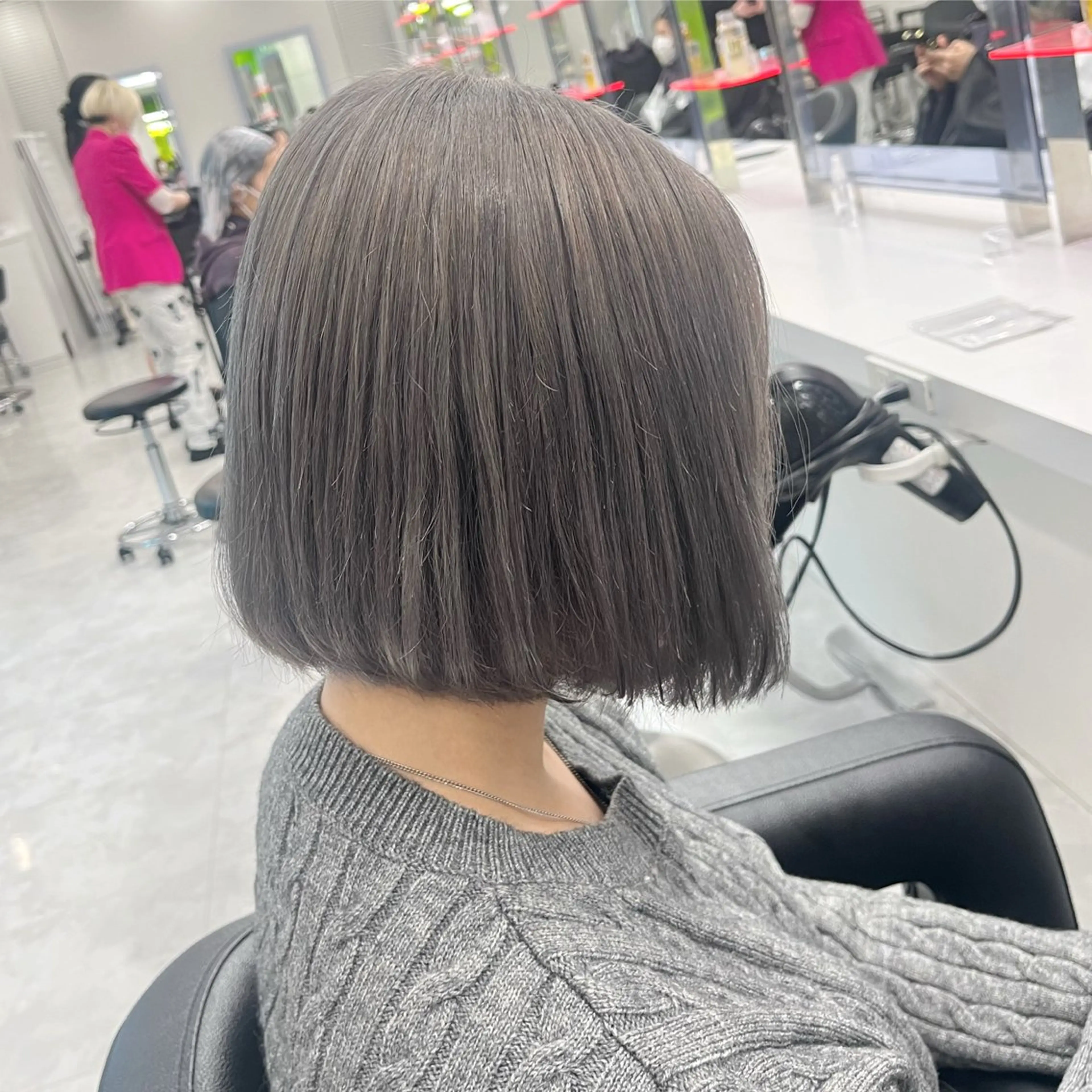 カラー ヘアカラー トリートメント 似合わせ💗透け感 💗うる艶カラー💗のヘアスタイル