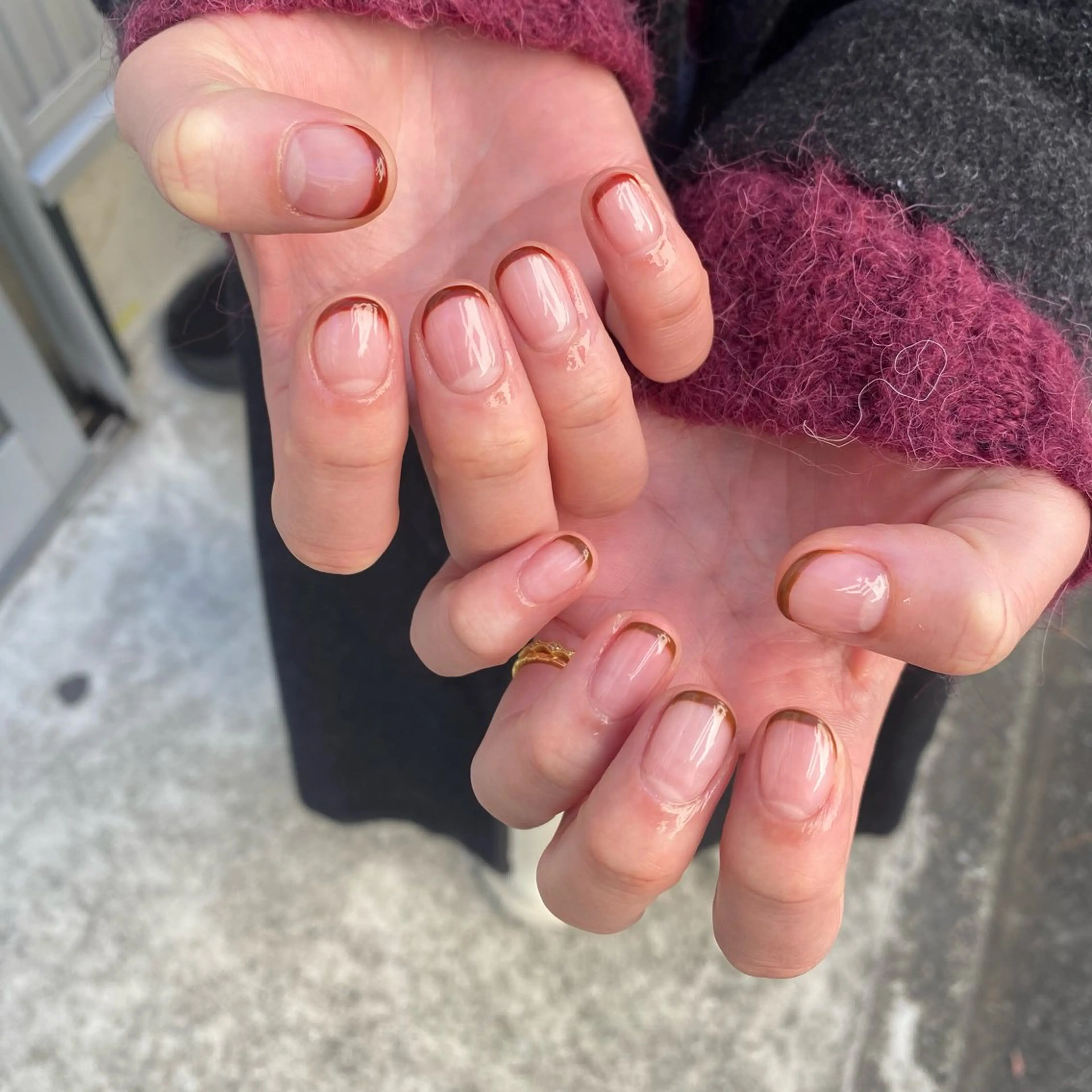 ネイル フレンチネイル Yumi 広尾|恵比寿ネイルのネイルデザイン