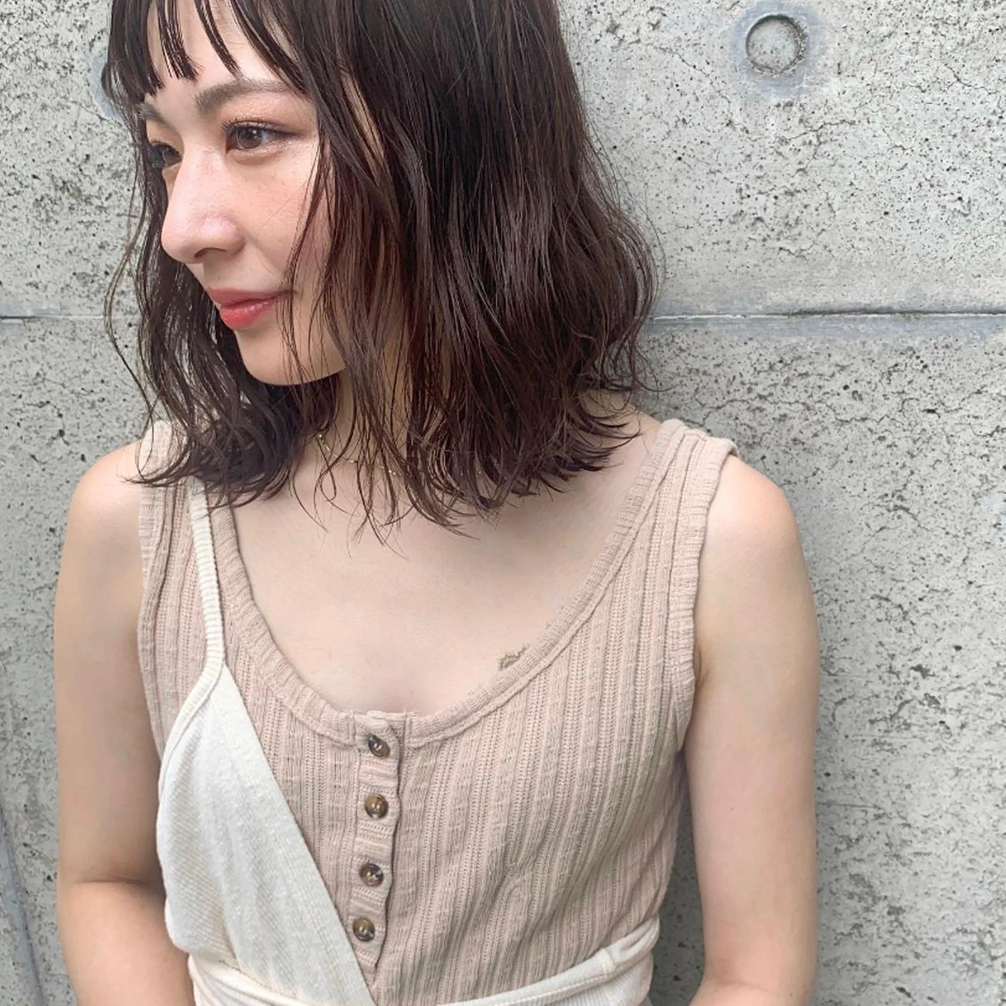 セミロング カラー ヘアアレンジ 代表🎀 ふわモテ愛 され髪🩷yumiのヘアスタイル