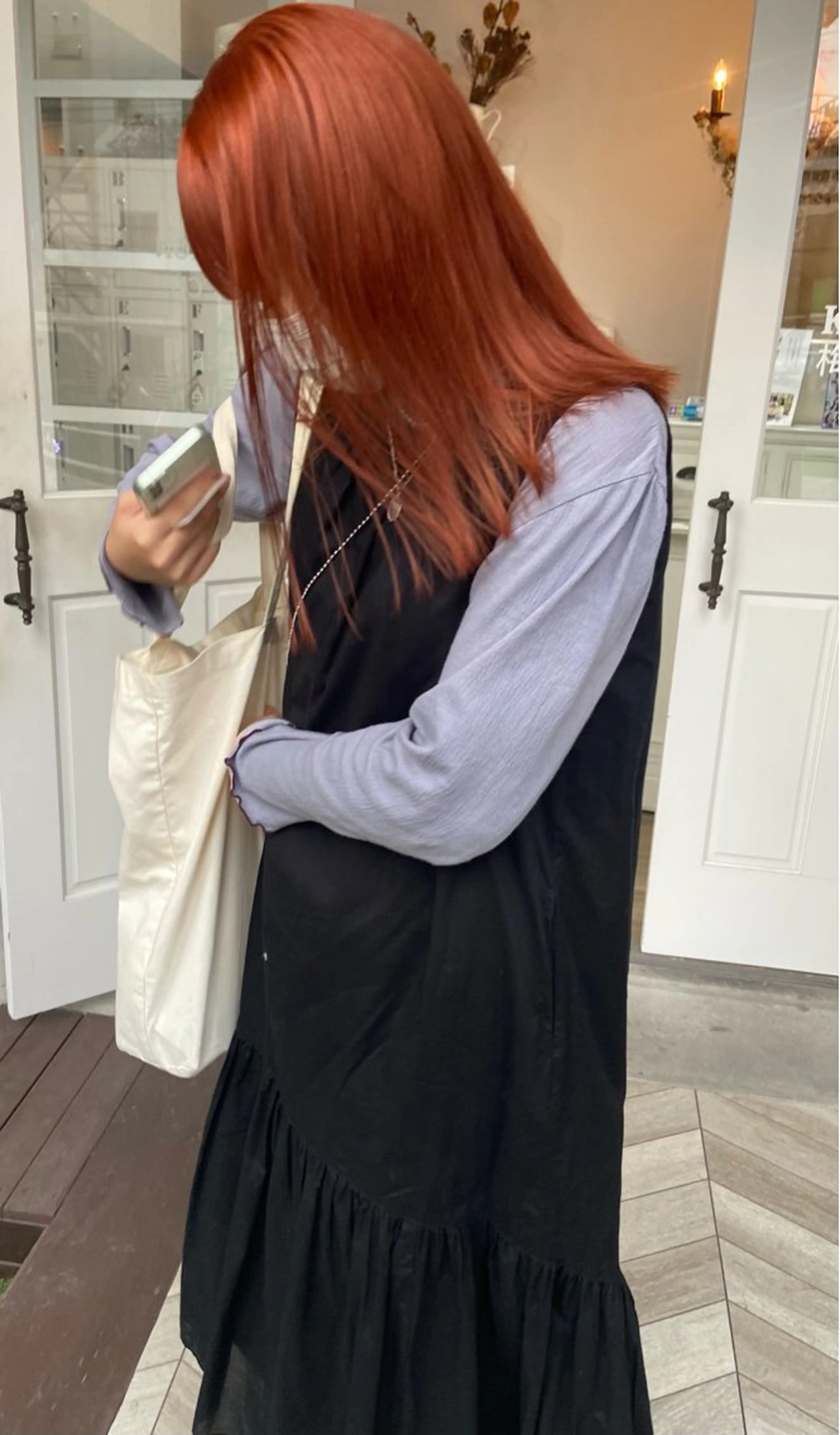 🍊【暖色カラー】🍊ケアブリーチ＋イルミナカラーの写真