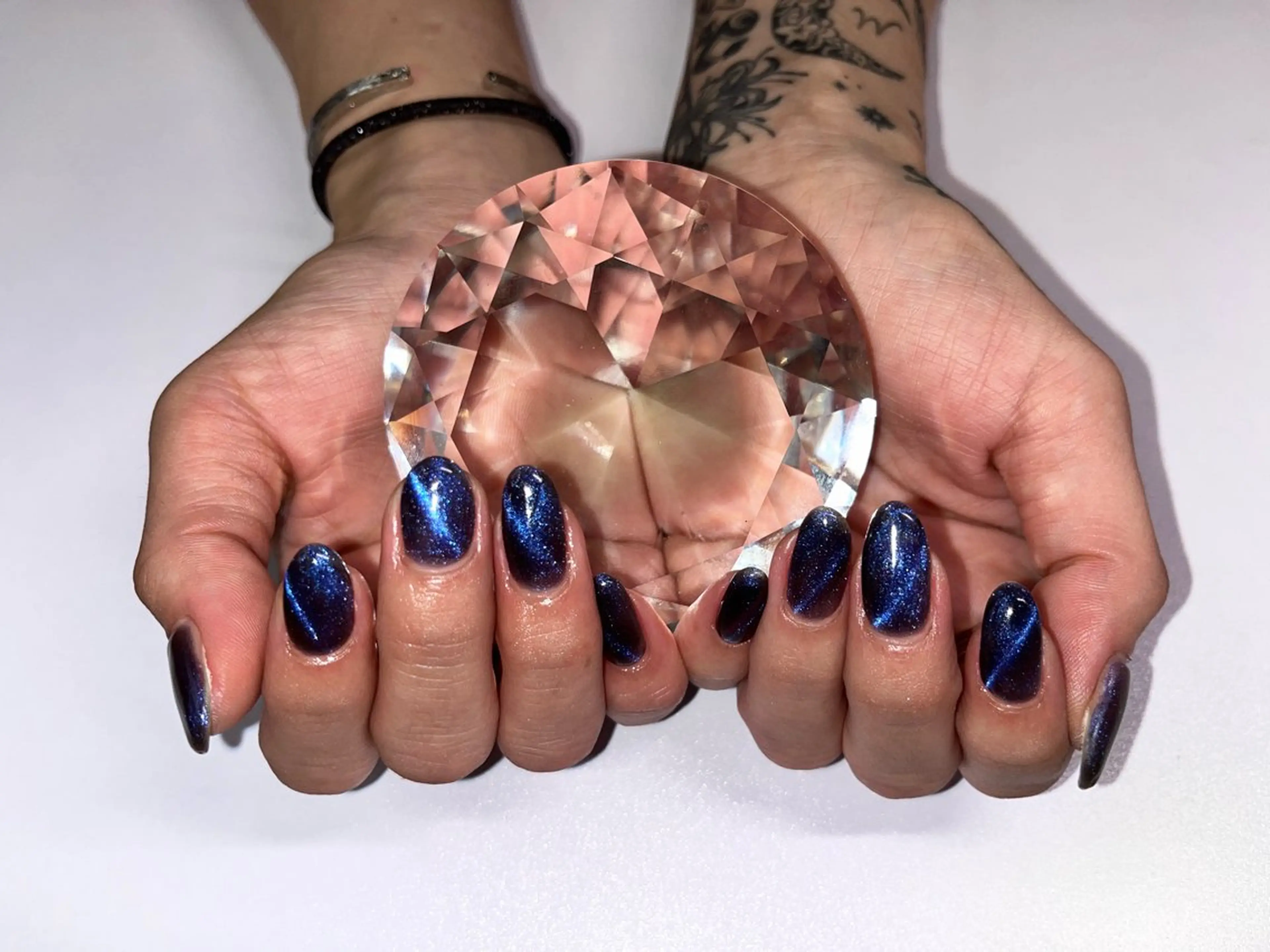 ネイル アートネイル マグネットネイル ニュアンスネイル オフィスネイル ワンカラーネイル ハンドネイル プライベートサロン N's Nailのネイルデザイン