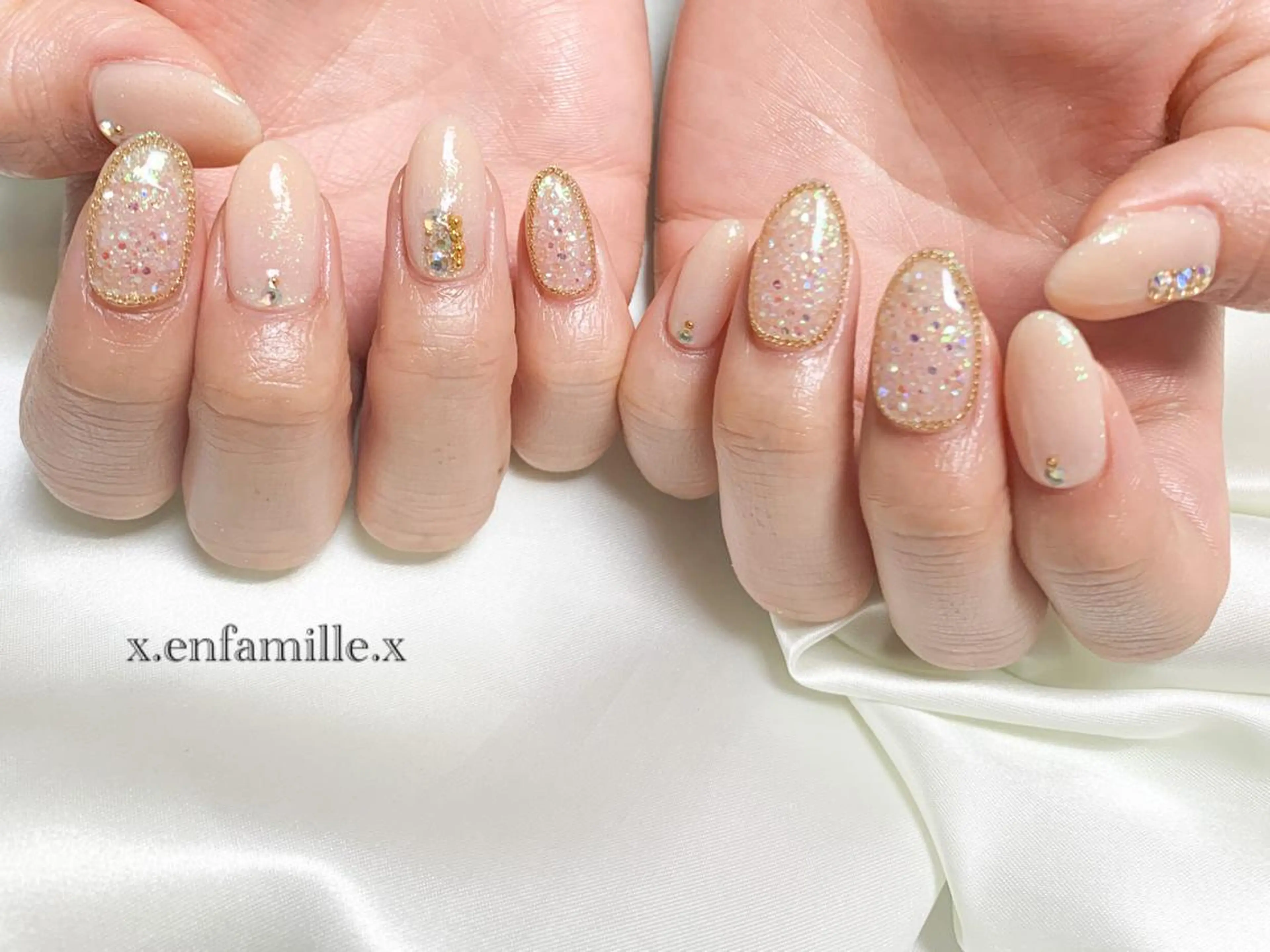 ネイル ハンドネイル nail salon en familleのネイルデザイン