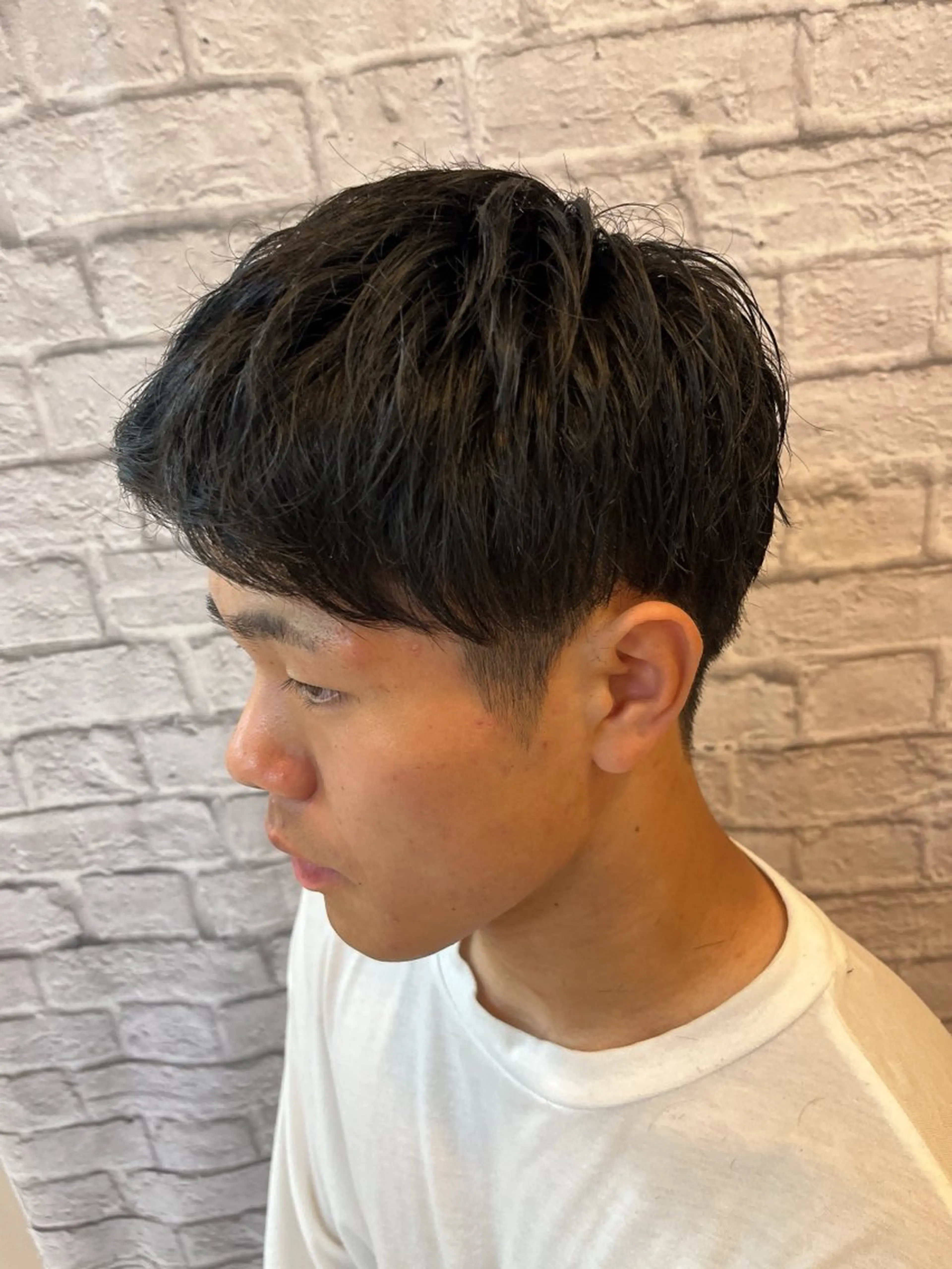 ミディアム メンズ 💈メンズカット 💈加仲凌也のヘアスタイル