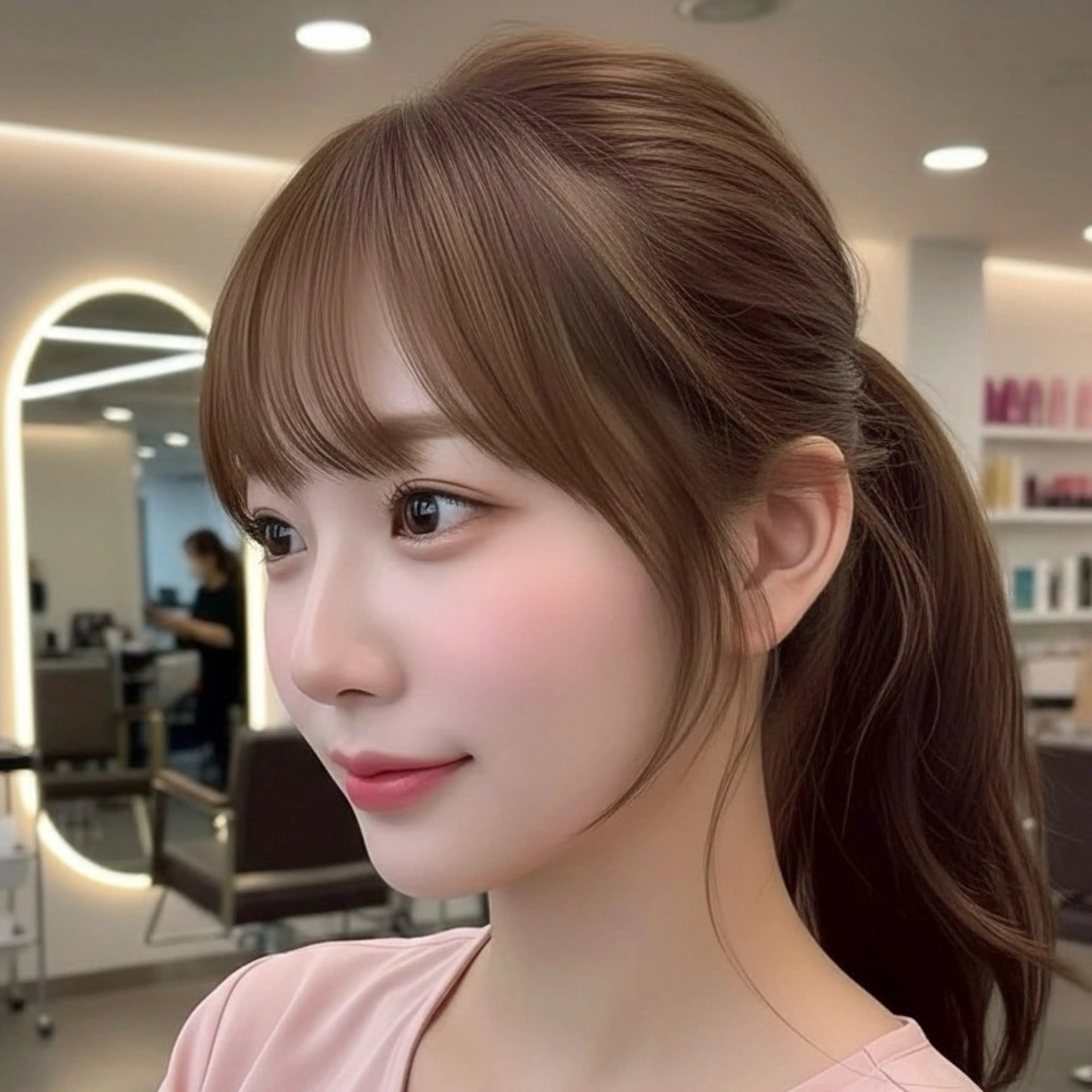 ロング 顔周りカット 髪質改善 竹川裕太のヘアスタイル