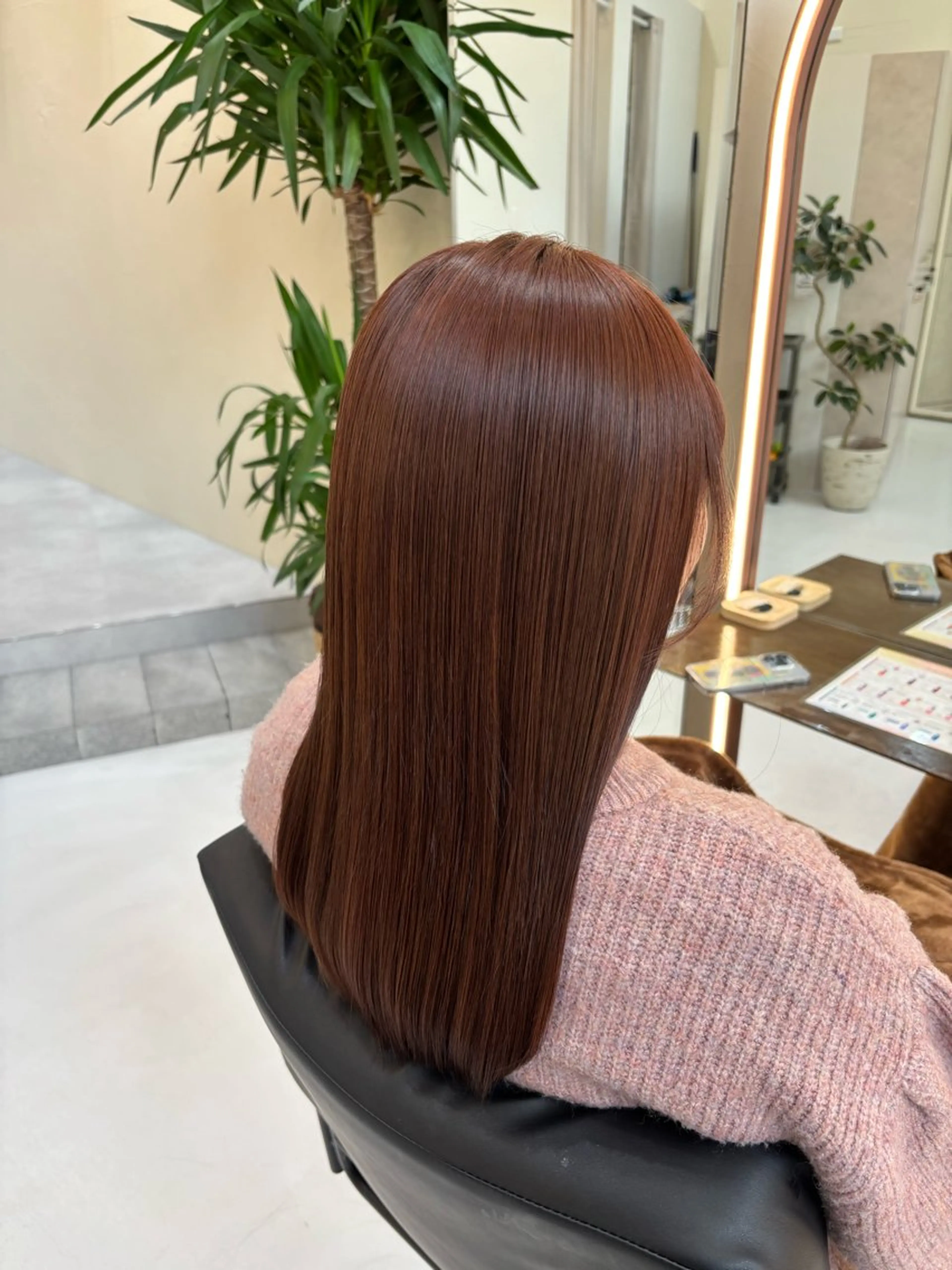 セミロング カラー パーマ 縮毛矯正 縮毛矯正 🌺HINA MARUYAMAのヘアスタイル