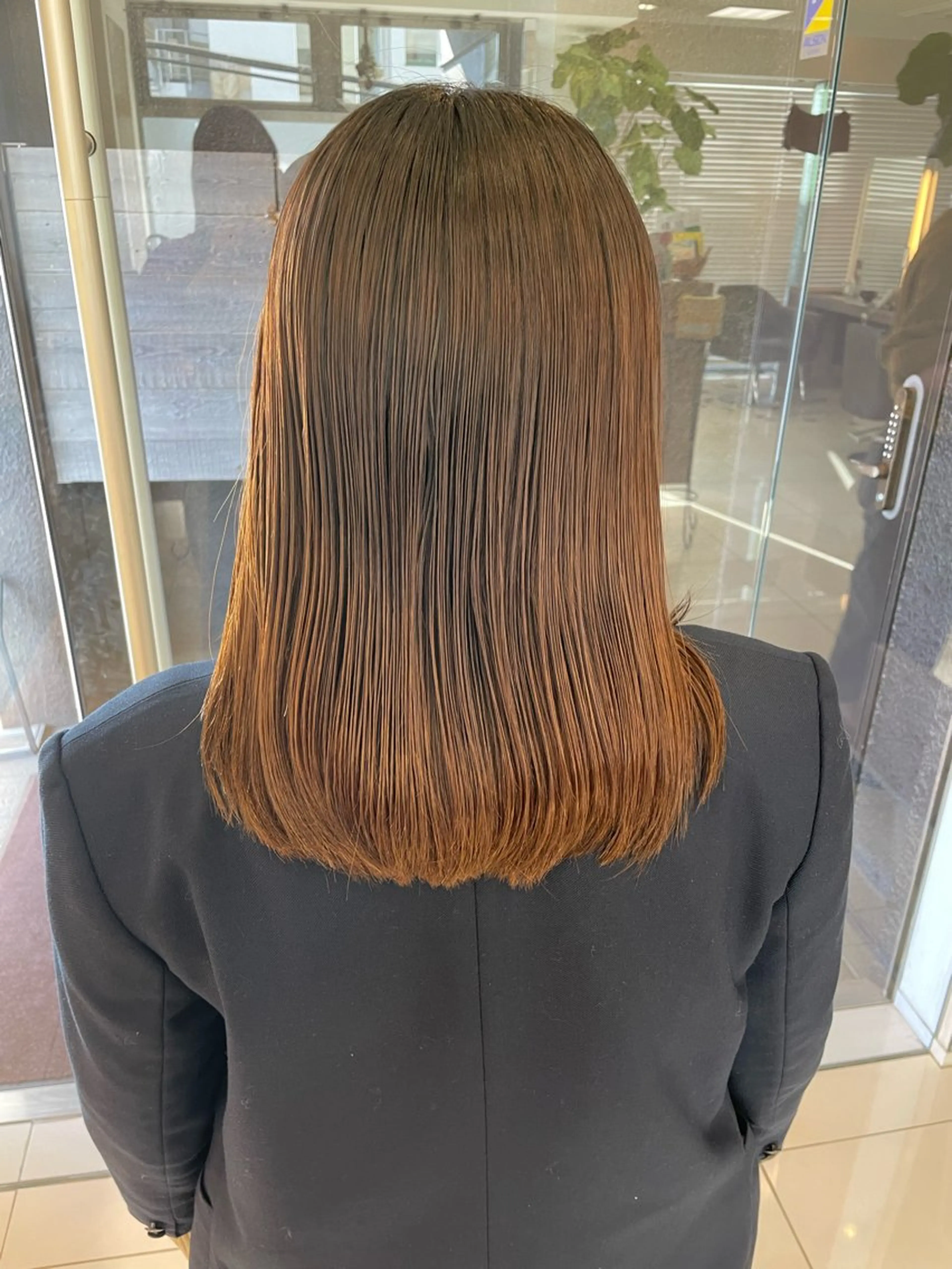 ミディアム カット 鎌倉/アレンジ/暗髪 /髪質改善/ ユキミのヘアスタイル